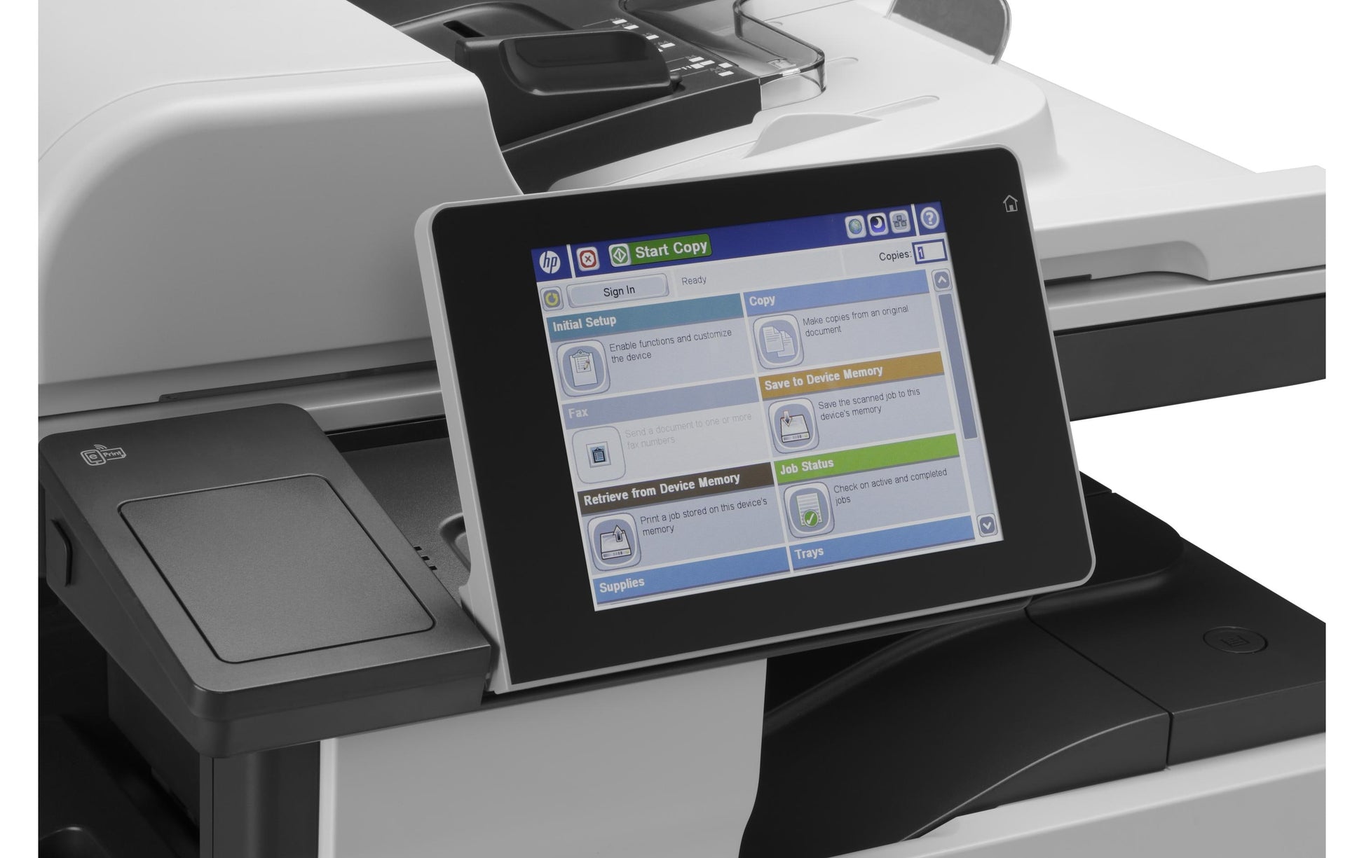 HP ENTERPRISE M725DN – S/W Laser-MFP – LAN – Duplex