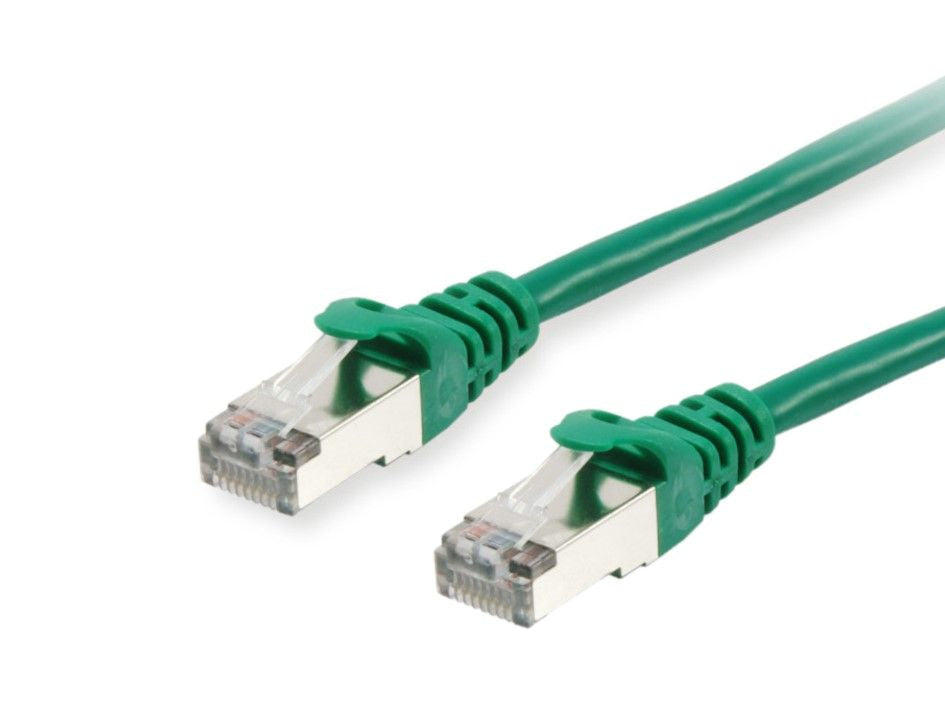 Equip Patchkabel – Cat6 S/FTP (S‑STP), 0,15 m, Grün, LSZH, RJ‑45