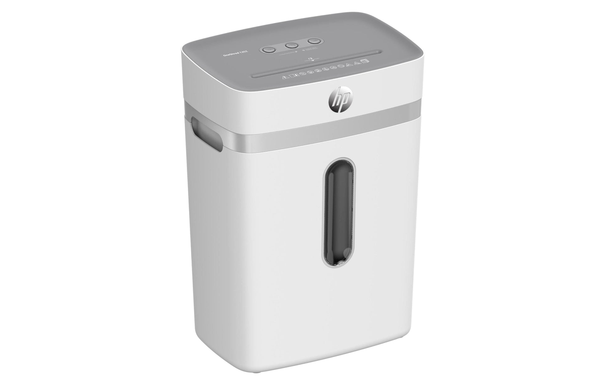 HP OneShred 12CC – Aktenvernichter, DIN P-4, Partikelschnitt 4 × 35 mm, 12 Blatt, 23 l