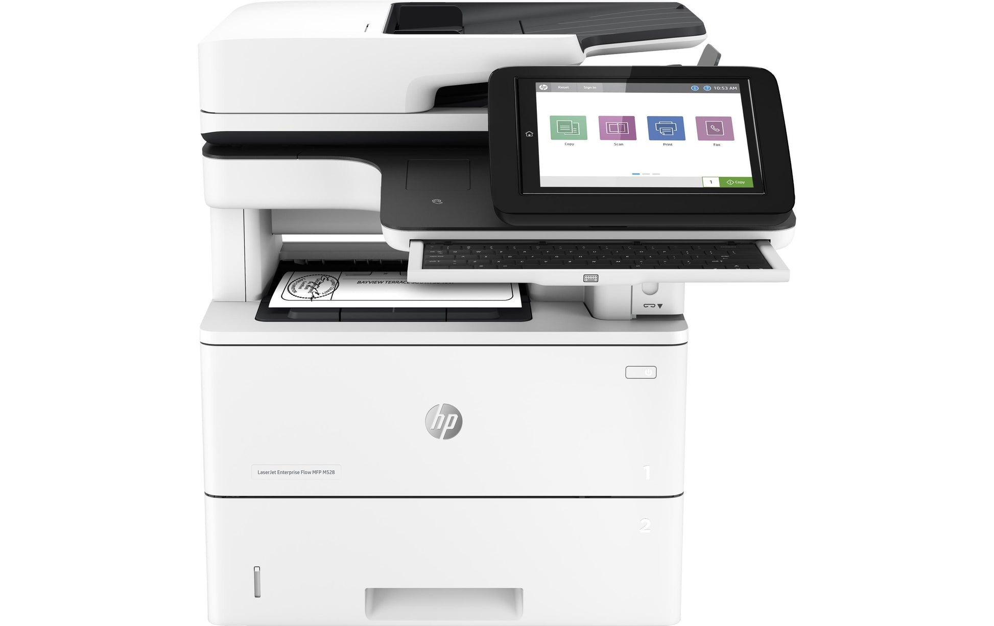 HP LaserJet Enterprise Flow M528Z – S/W Laser-MFP A4 – LAN – Duplex – 43 Seiten/Min S/W