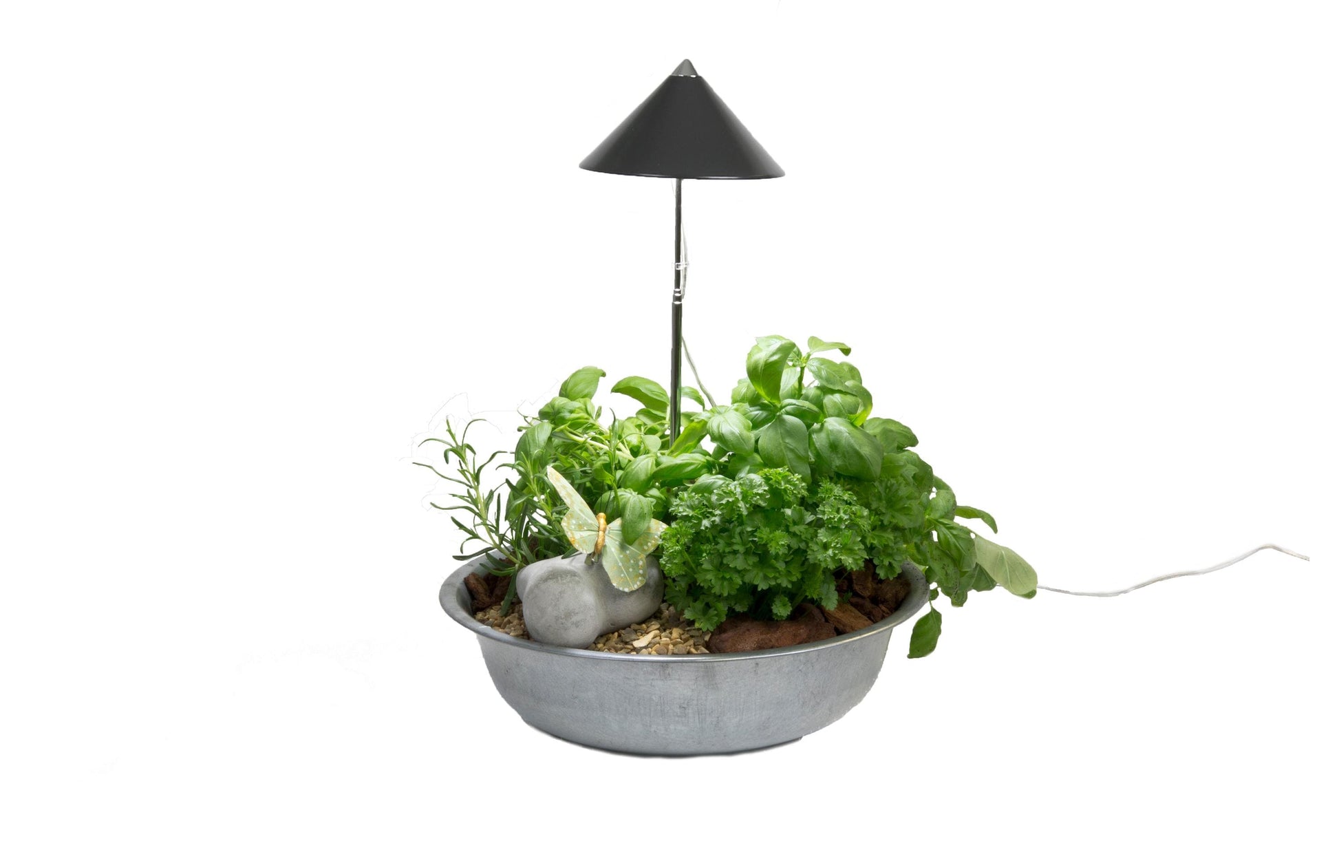 Venso EcoSolutions Pflanzenleuchte SunLite – 660 lm, 7 W, Neutralweiss, 5084 K, IP54, Anthrazit/Chrom