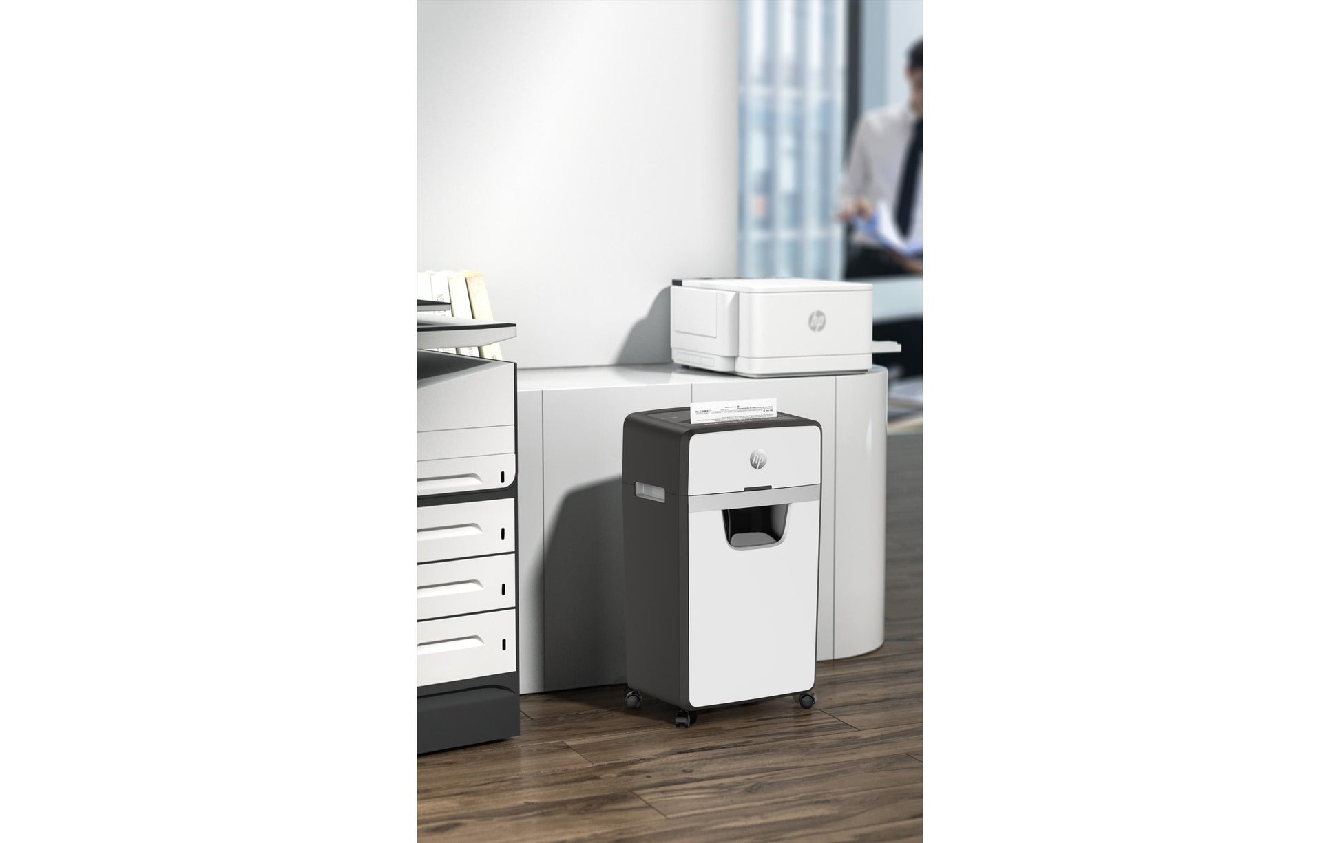 HP OneShred 16MC – Aktenvernichter, DIN P-5, Mikroschnitt 2 × 15 mm, 16 Blatt, 30 l