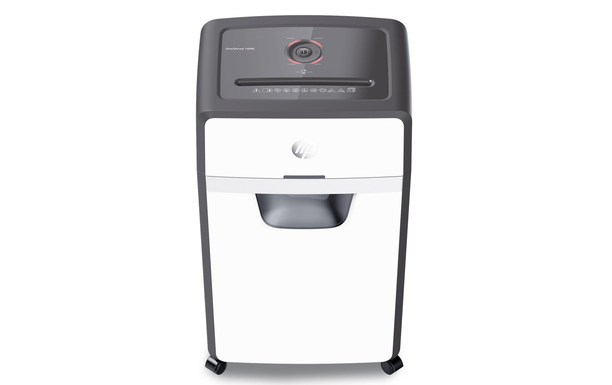 HP OneShred 16MC – Aktenvernichter, DIN P-5, Mikroschnitt 2 × 15 mm, 16 Blatt, 30 l