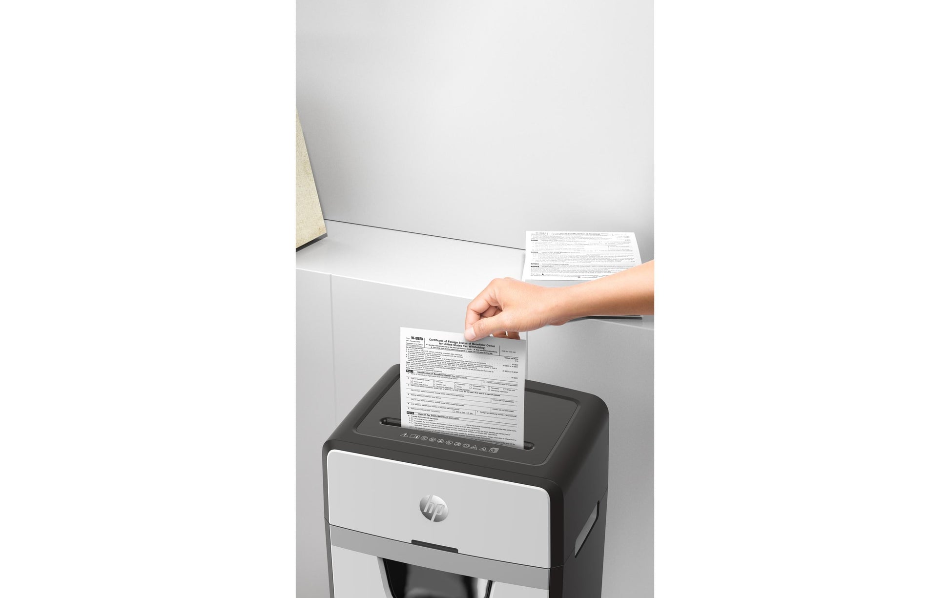 HP OneShred 16MC – Aktenvernichter, DIN P-5, Mikroschnitt 2 × 15 mm, 16 Blatt, 30 l