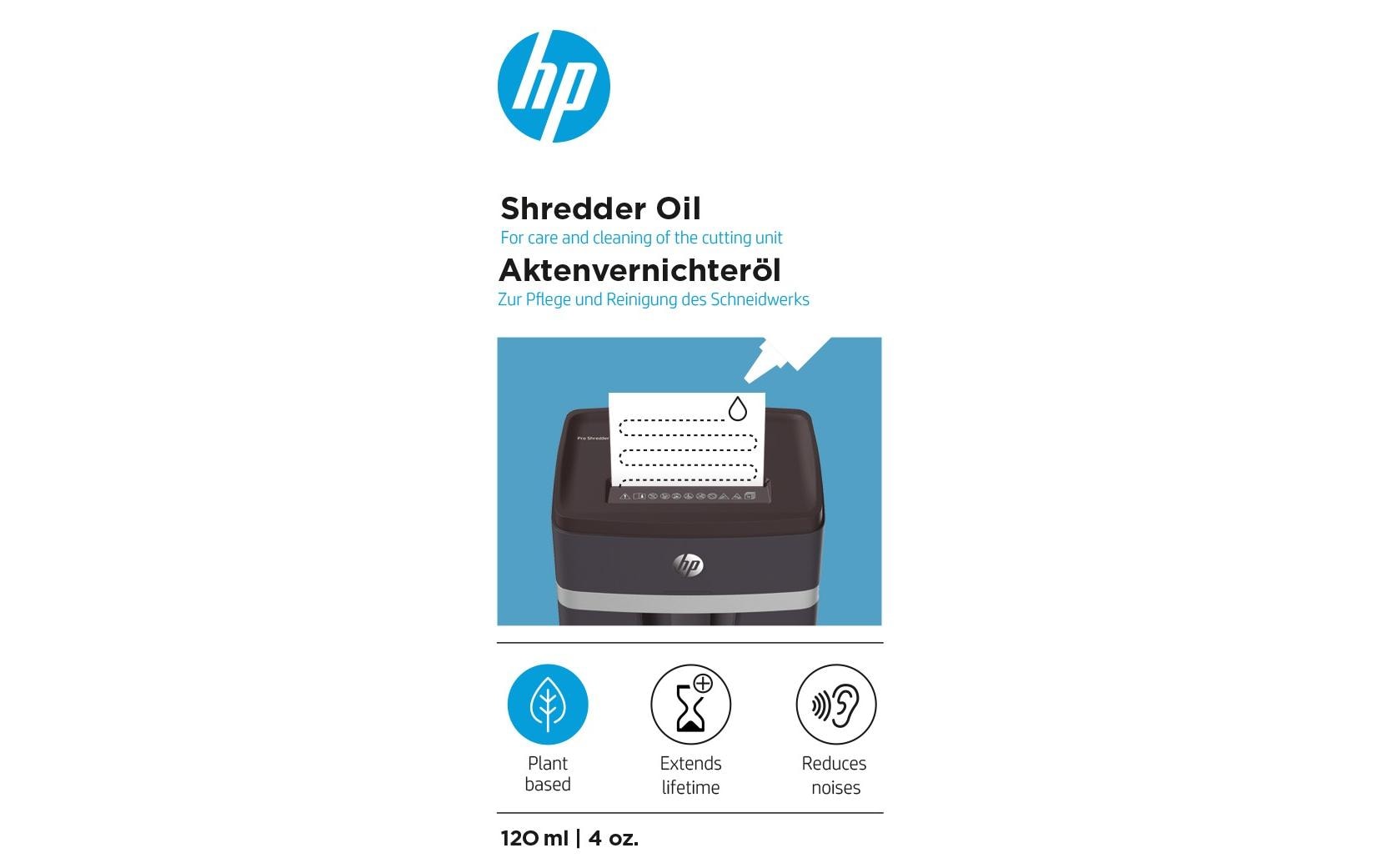 HP Schmieröl für Aktenvernichter – 120 ml