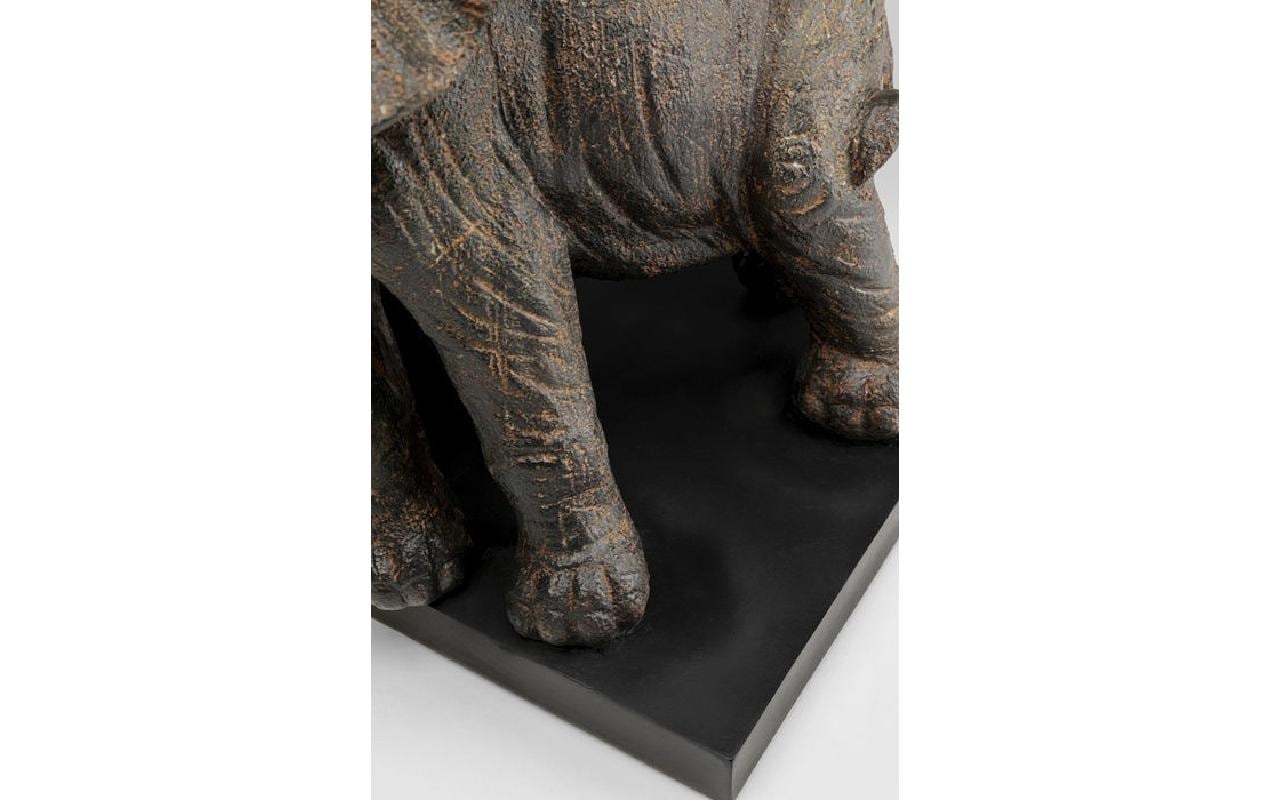 KARE Design Elefanten Buchstütze 2 Stück – Polyresin – Braun – 310×250×210 mm
