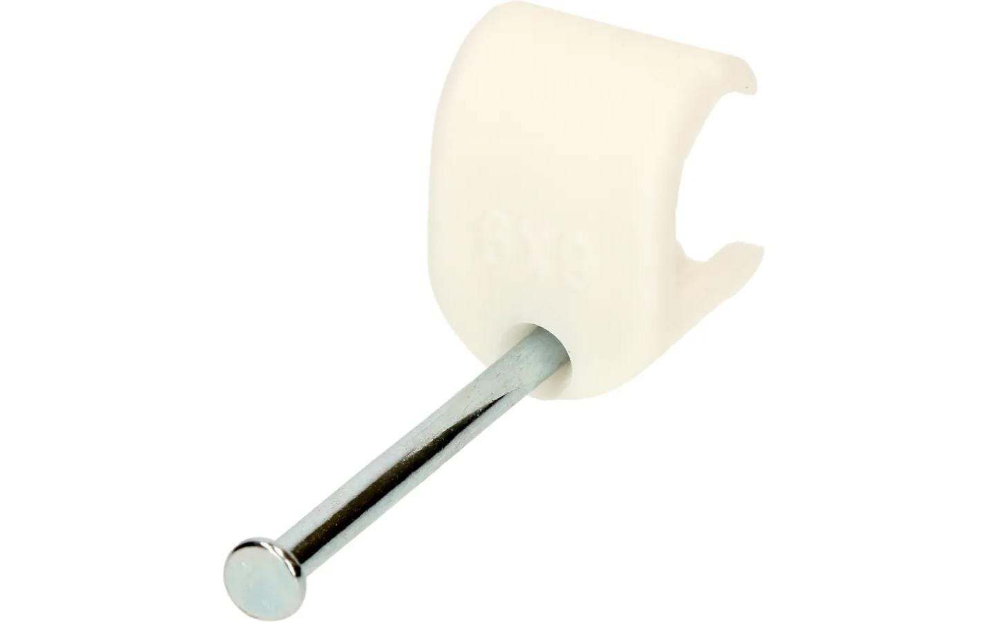 Max Hauri AG Max Hauri Kabelbinder, 25×12 mm, 100er-Pack, Polypropylen (PP) – weiss