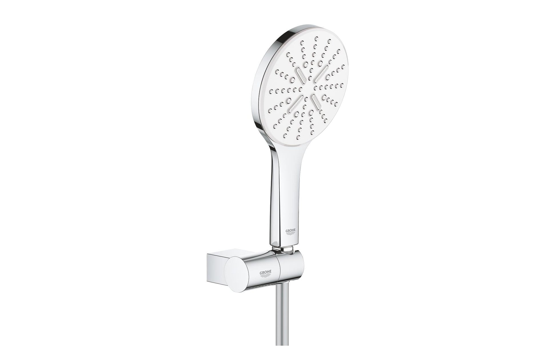 GROHE Handduschbrause RSH 130 SmartActive – 1,5 m Schlauch, Messing, Wandmontiert, Weiss