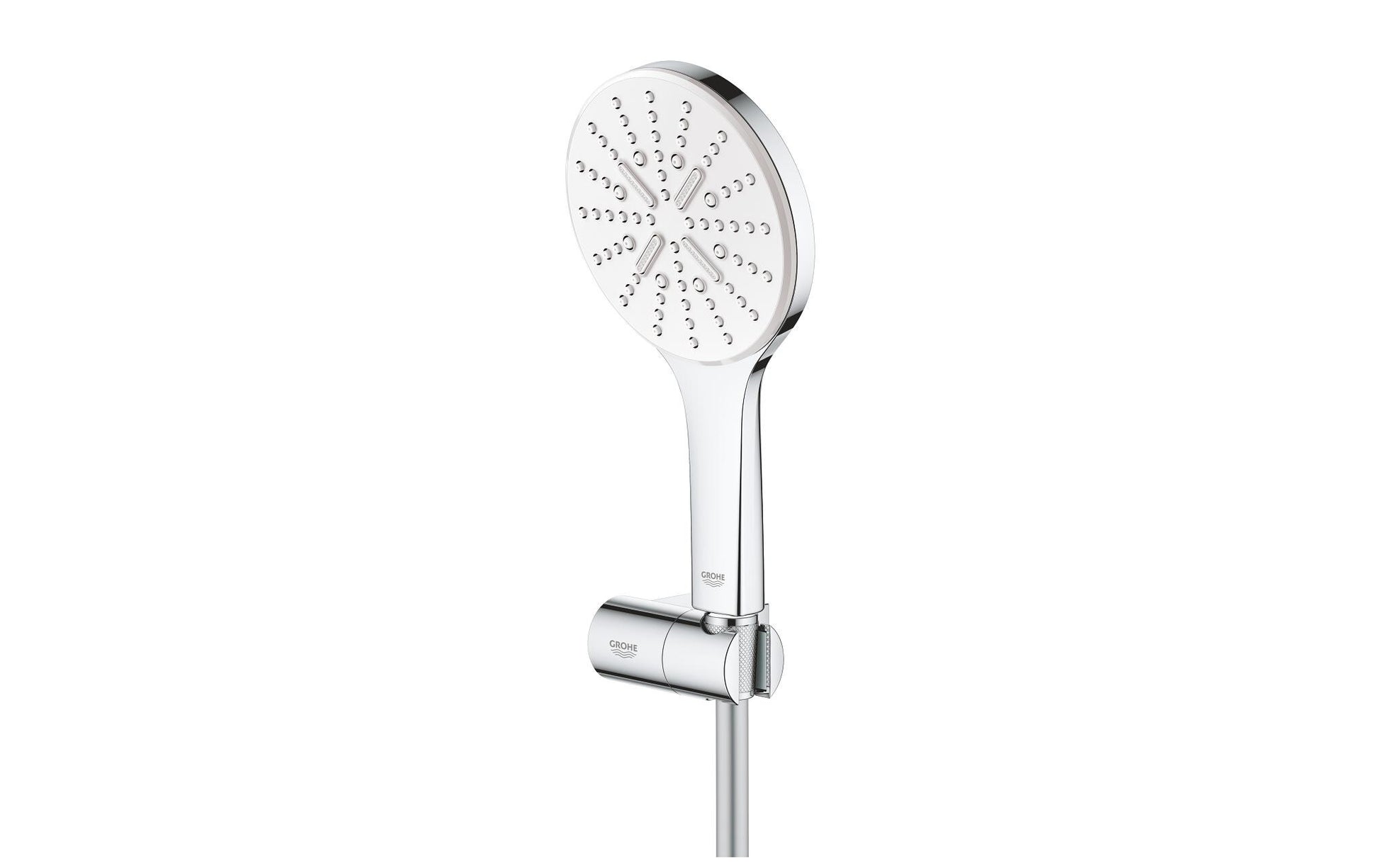 GROHE Handduschbrause RSH 130 SmartActive – 1,5 m Schlauch, Messing, Wandmontiert, Weiss