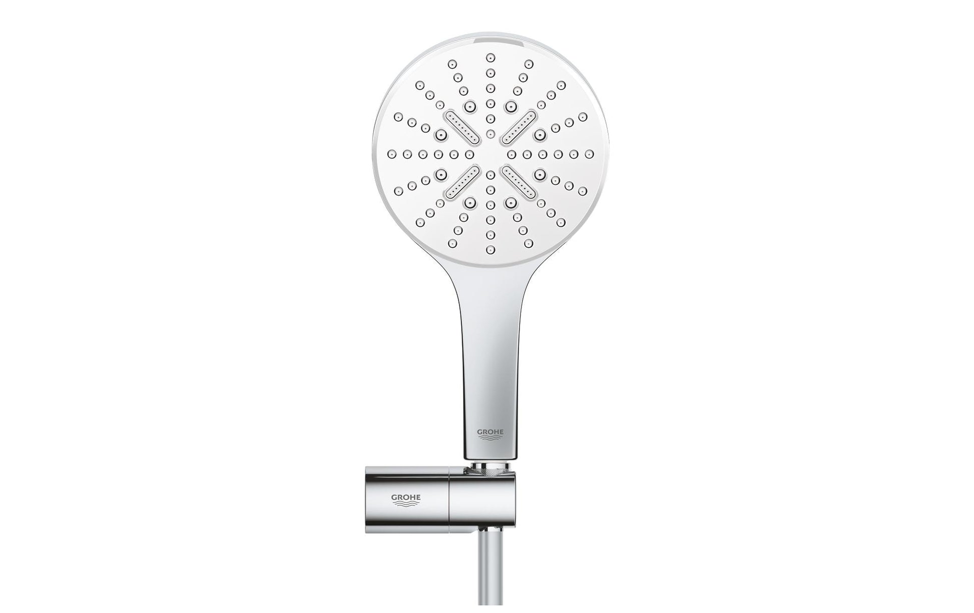 GROHE Handduschbrause RSH 130 SmartActive – 1,5 m Schlauch, Messing, Wandmontiert, Weiss