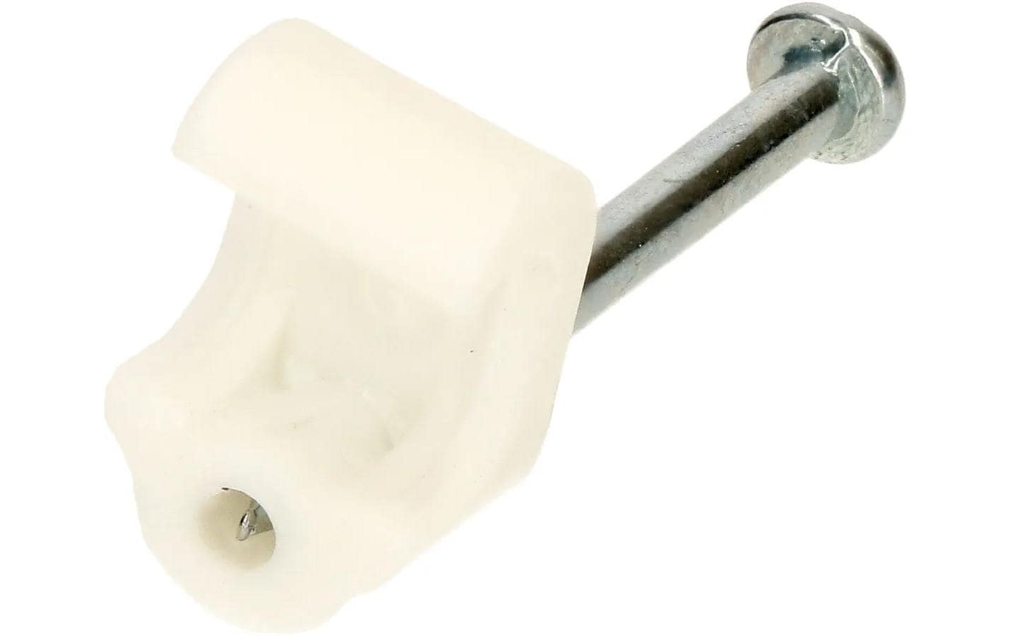 Max Hauri AG Max Hauri Kabelbinder, 20×10×3 mm, 100er-Pack – für Flachkabel 3–5 mm – weiss