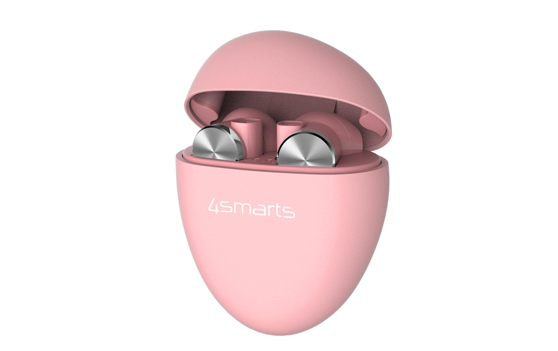 4smarts Pebble TWS In-Ear – mit Ladecase, Rosa, BT 5.0