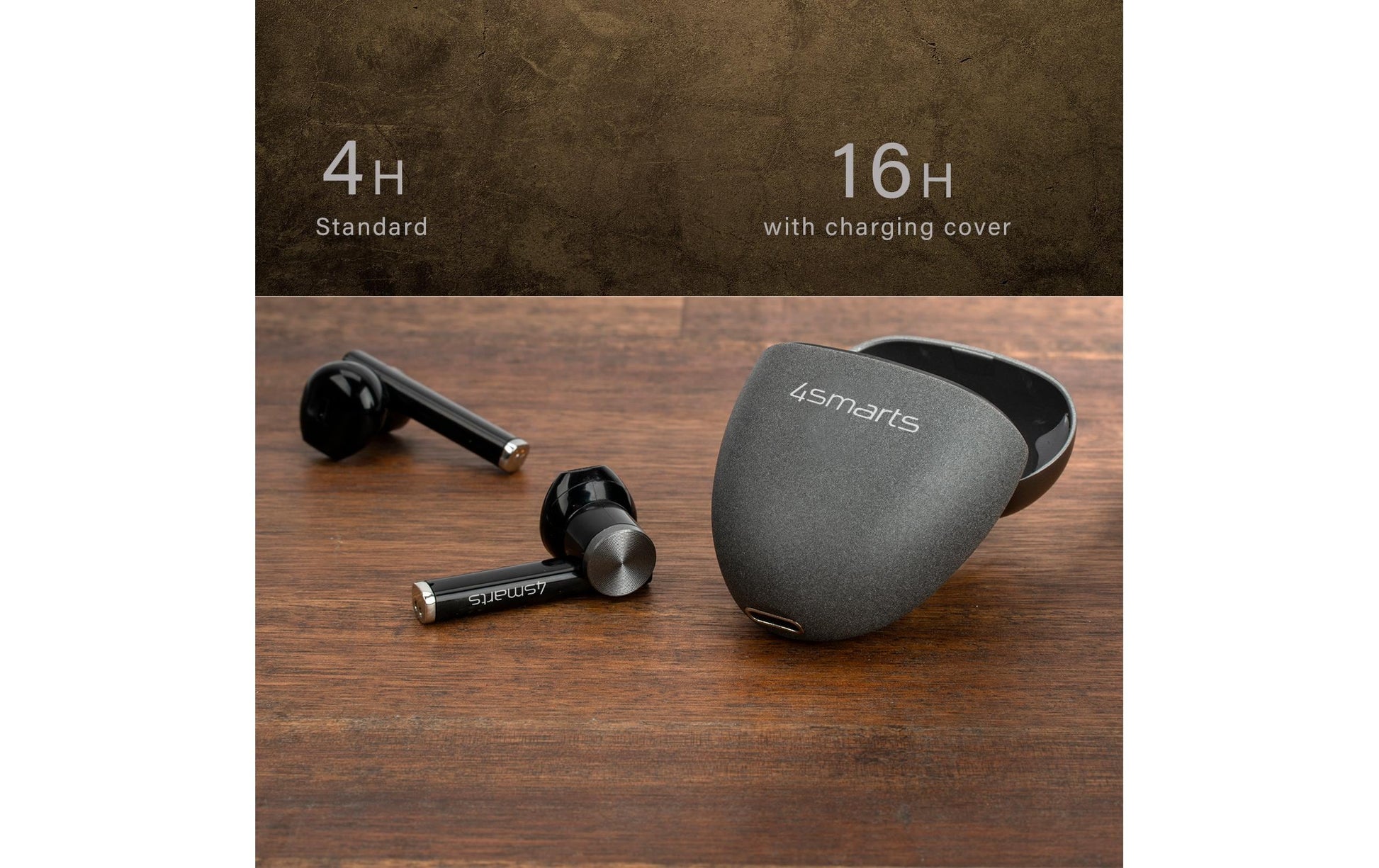 4smarts Pebble TWS In-Ear – mit Ladecase, Rosa, BT 5.0
