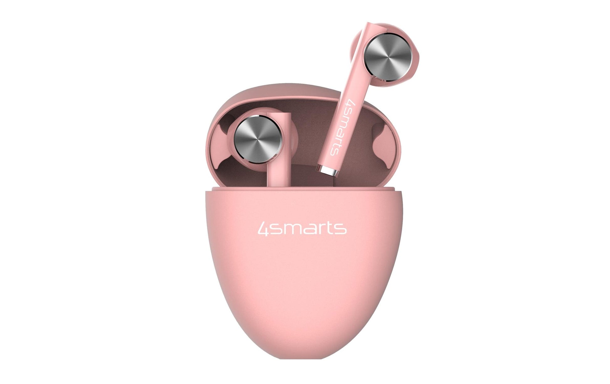 4smarts Pebble TWS In-Ear – mit Ladecase, Rosa, BT 5.0