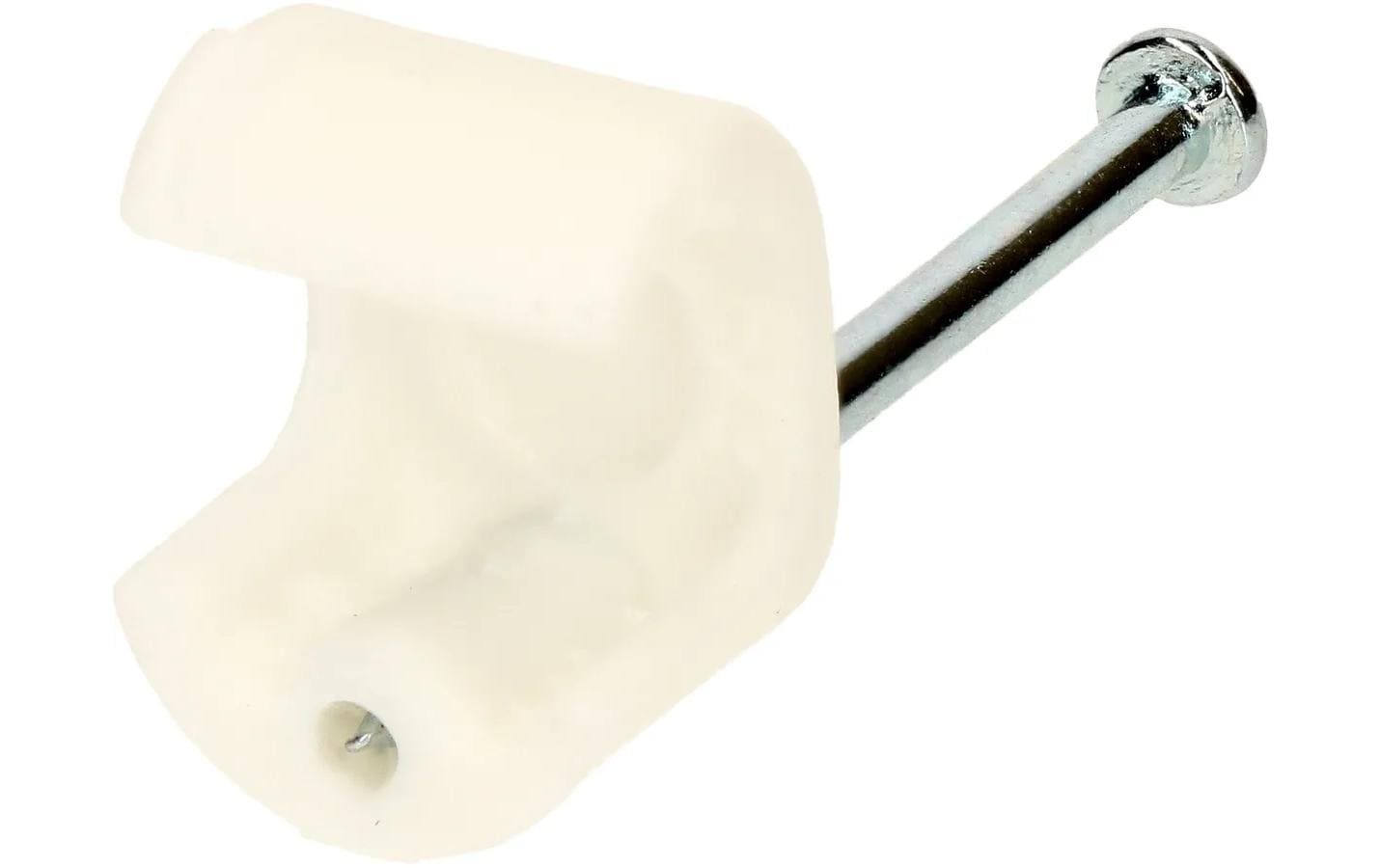 Max Hauri AG Max Hauri Kabelhalter, 30×10×4 mm, 50er-Pack – weiss