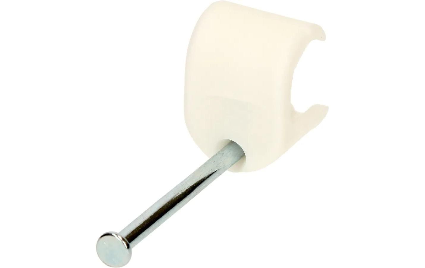Max Hauri AG Max Hauri Kabelhalter, 30×10×4 mm, 50er-Pack – weiss
