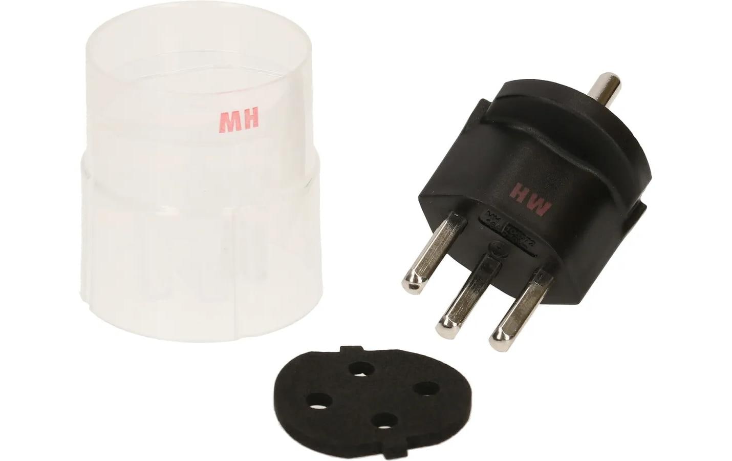 Max Hauri AG Max Hauri Adapterkabel, Schuko–T23, IP44 – schwarz