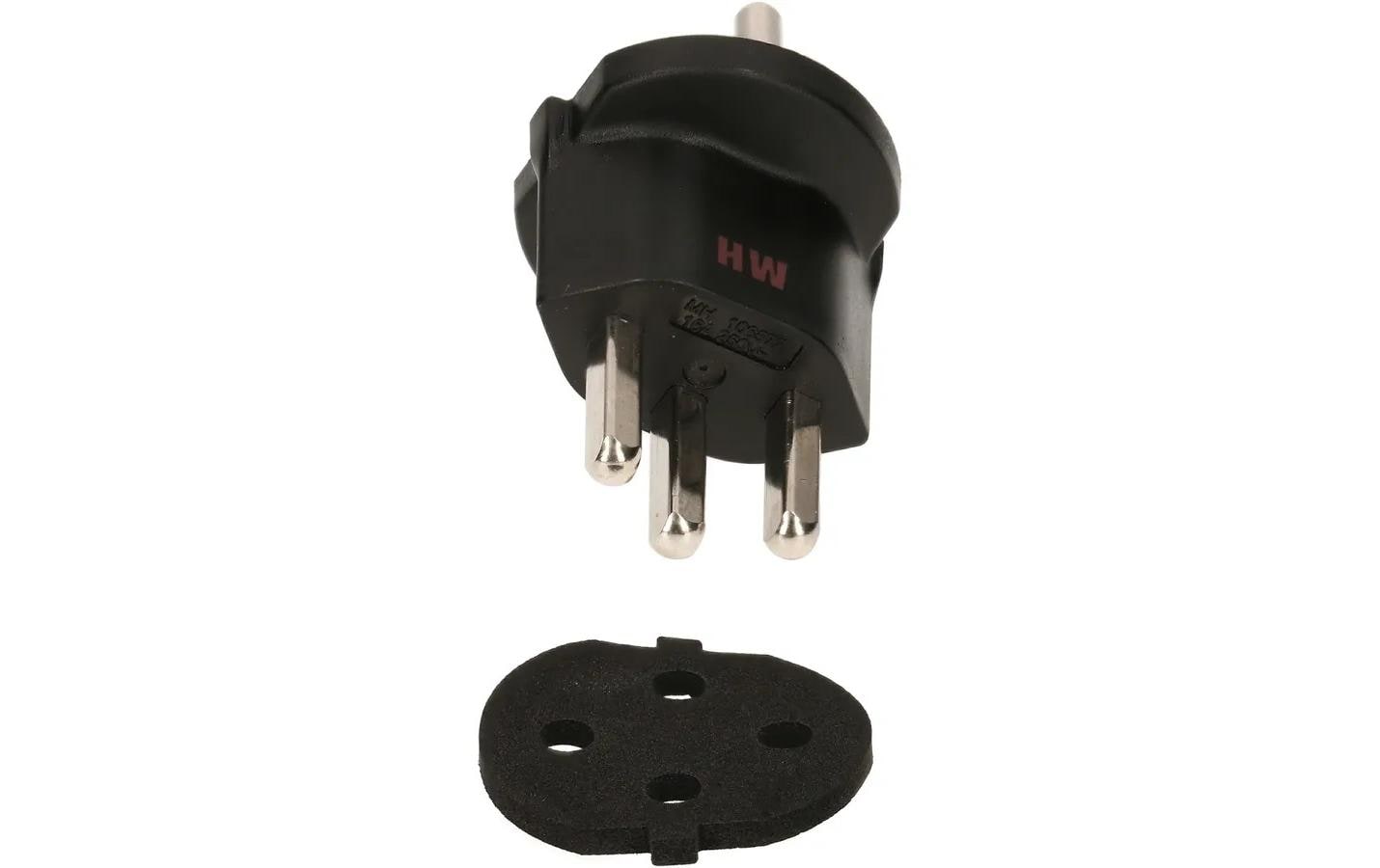 Max Hauri AG Max Hauri Adapterkabel, Schuko–T23, IP44 – schwarz