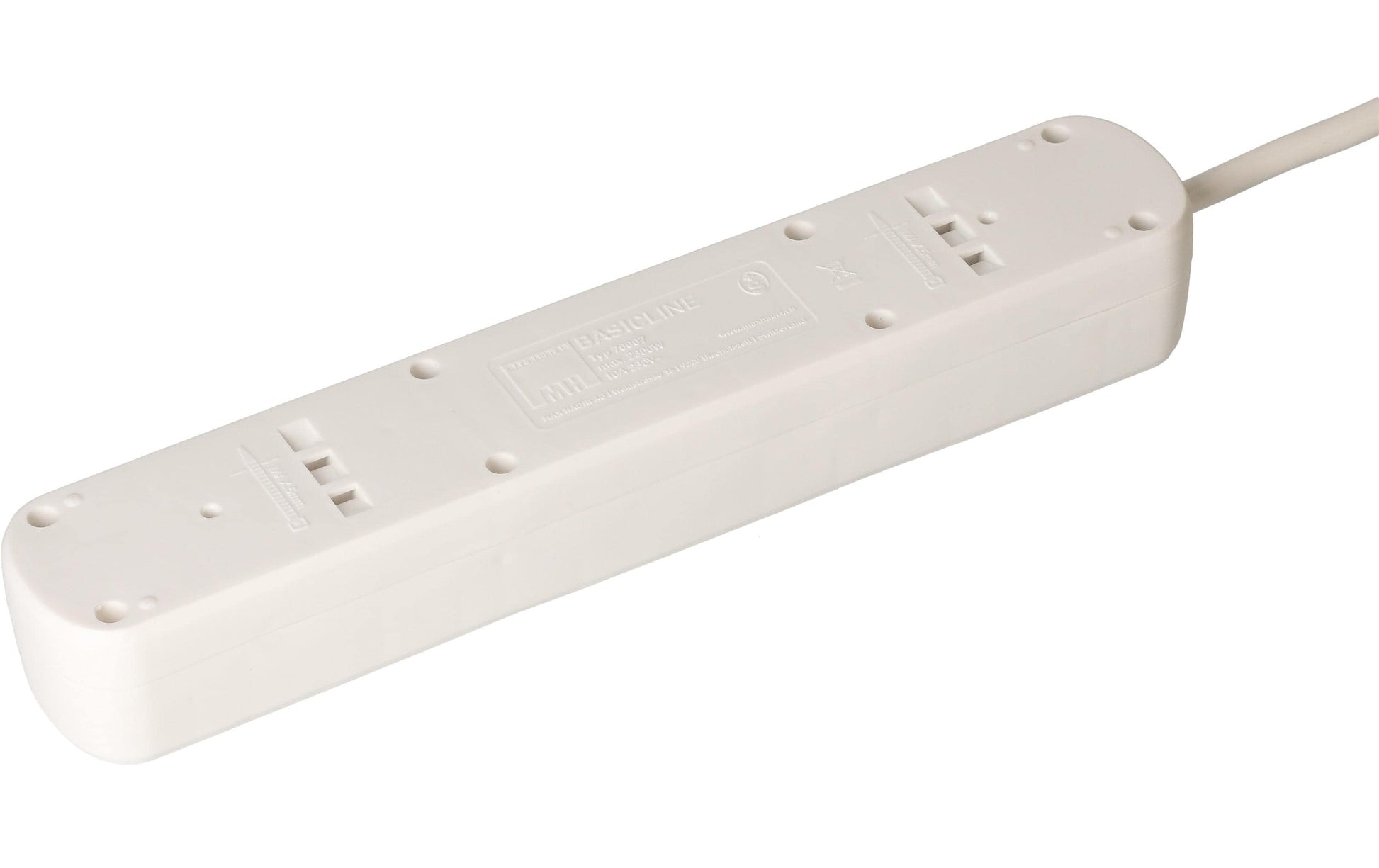 Max Hauri AG Max Hauri Steckdosenleiste – 7×T13, 1,5 m, Schalter