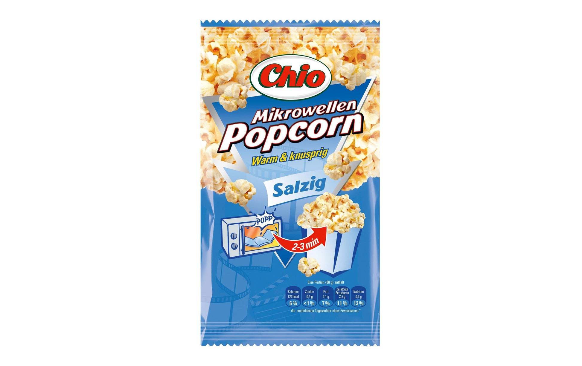 Chio Mikrowellen-Popcorn – Salzig – 100 g