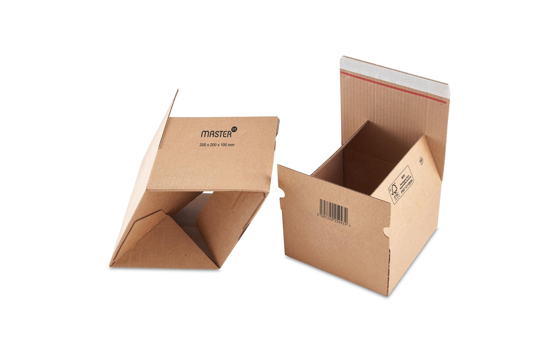 Antalis Versandkarton mit Automatikboden – 260 × 220 × 130 mm – 20 Stk.