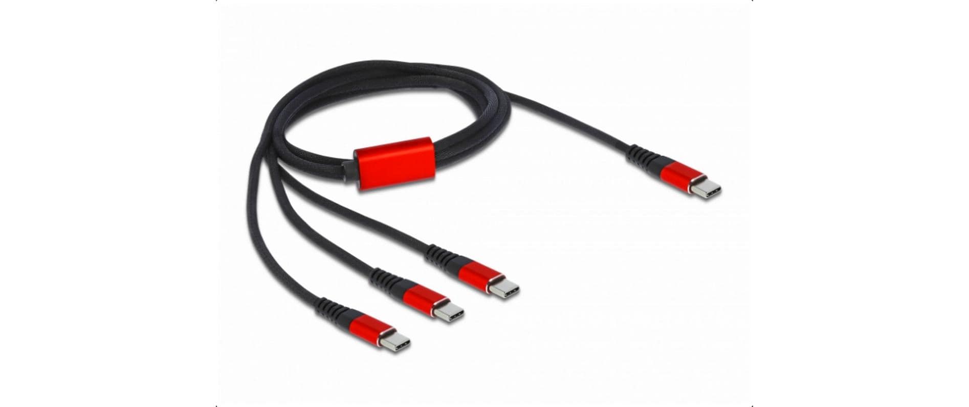 DeLOCK Multi-Kabel – 3-in-1 USB-C auf USB-C 1 m