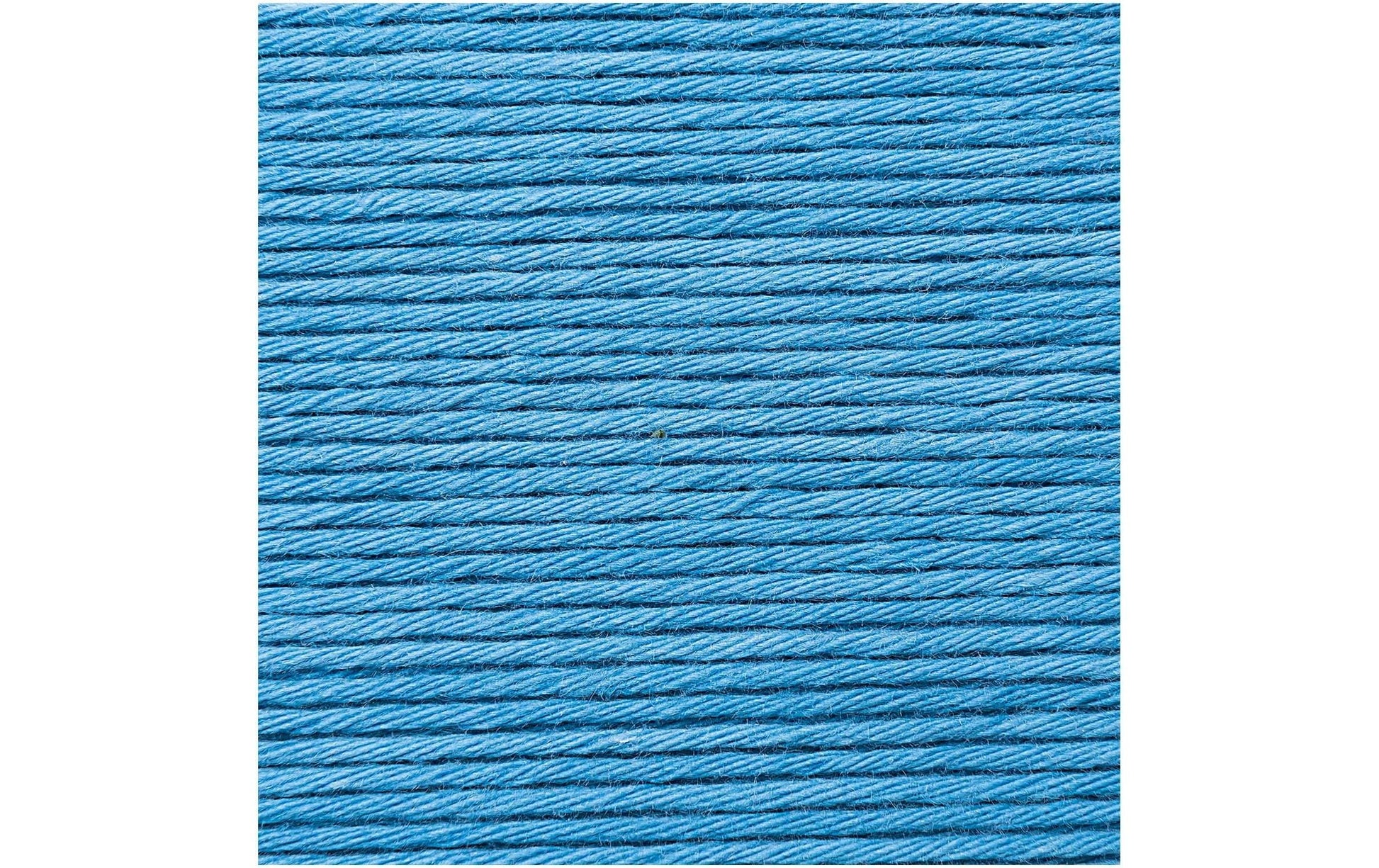 Rico Design Creative Cotton Garn Aran Blau – 50 g, 85 m, Nadel 4 mm, 100% Baumwolle, 1 Stk.