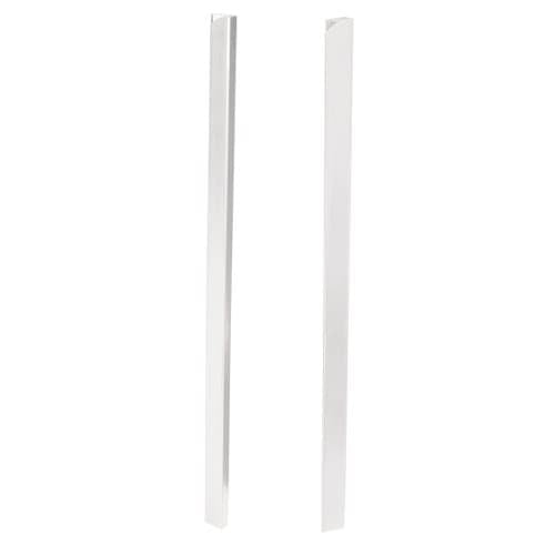 GBC Klemmschiene – A4 – 5 mm – bis 20 Blatt, weiss – 25 Stk.