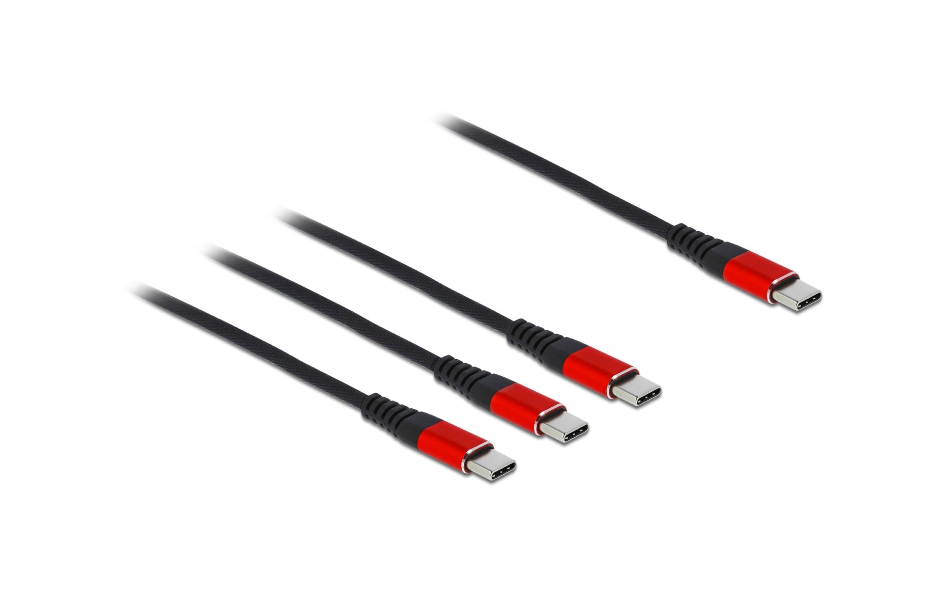 DeLOCK Multi-Kabel – 3-in-1 USB-C auf USB-C 0,3 m