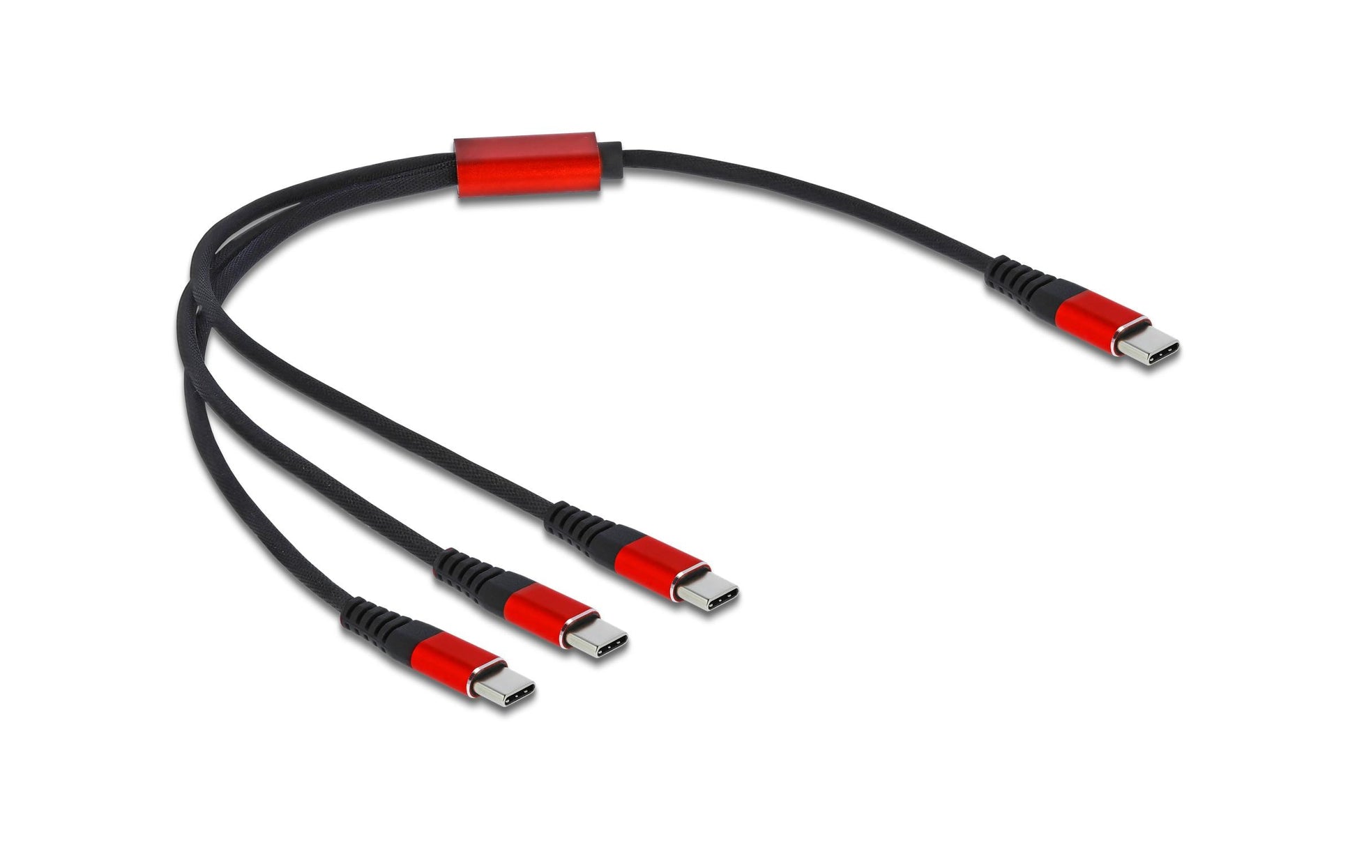 DeLOCK Multi-Kabel – 3-in-1 USB-C auf USB-C 0,3 m
