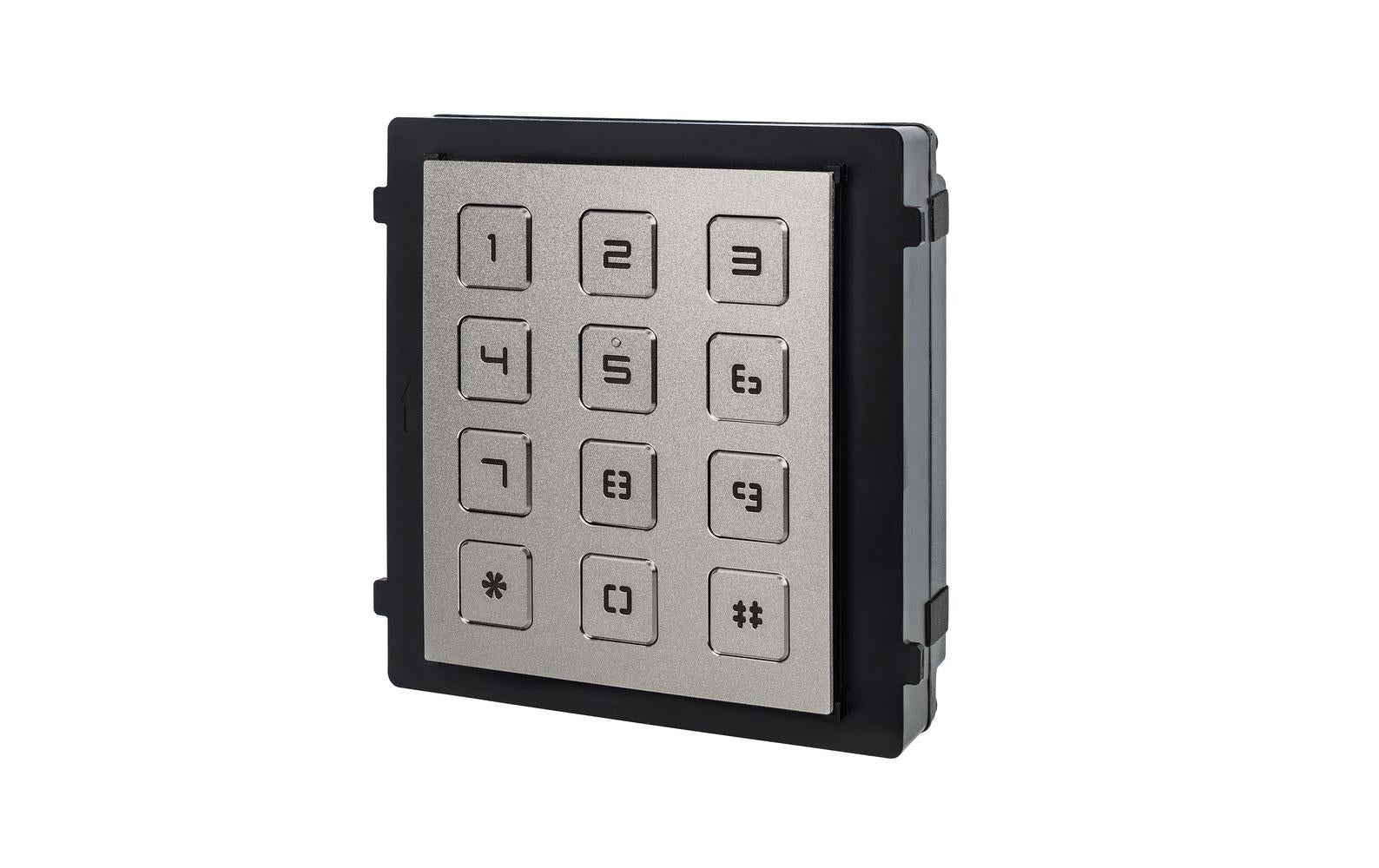 ABUS Nummertastatur-Türsprechanlage 20030 – 98 × 34 × 100 mm, silber, IP65