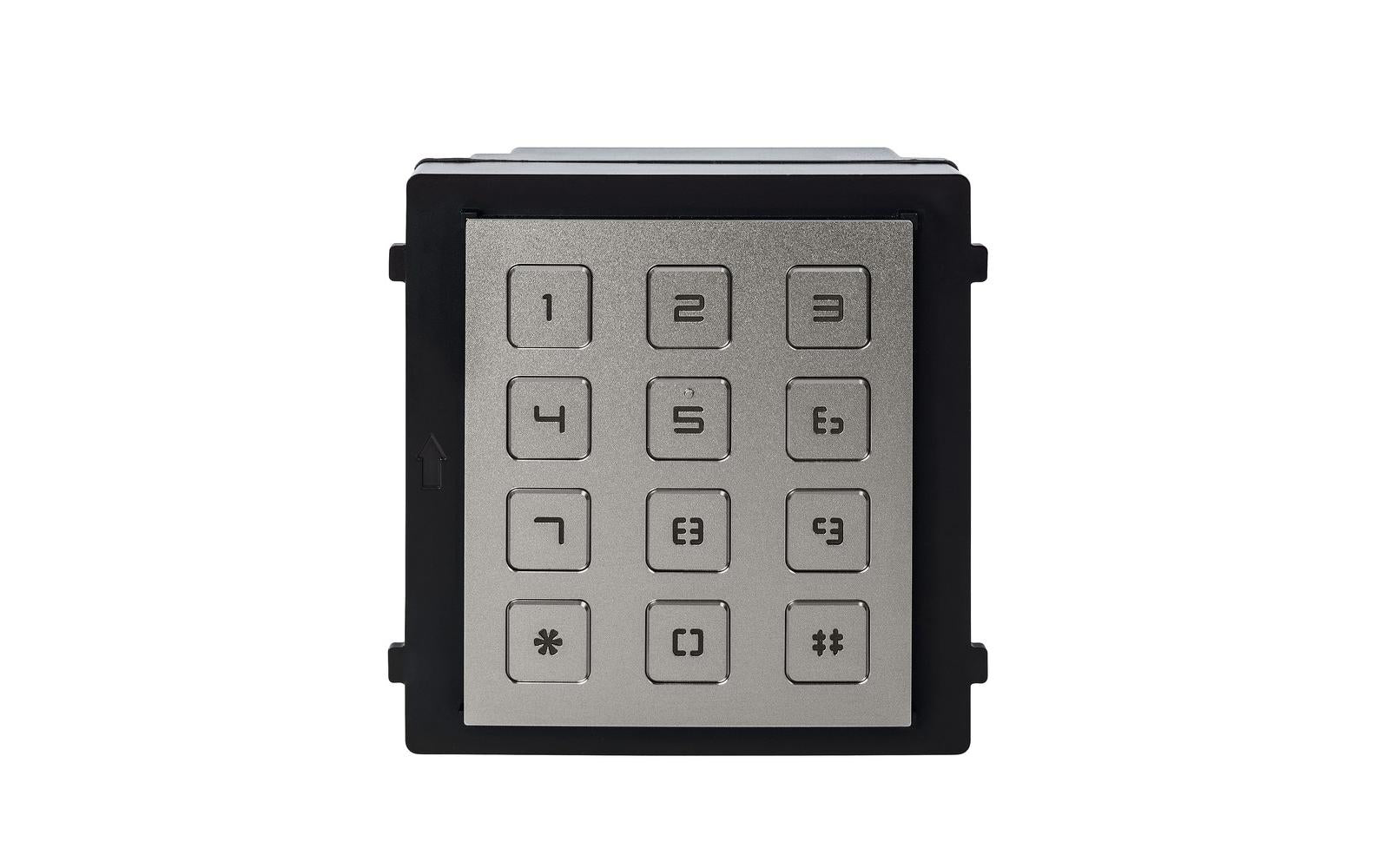 ABUS Nummertastatur-Türsprechanlage 20030 – 98 × 34 × 100 mm, silber, IP65