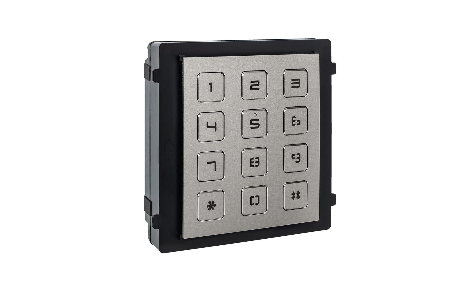 ABUS Nummertastatur-Türsprechanlage 20030 – 98 × 34 × 100 mm, silber, IP65