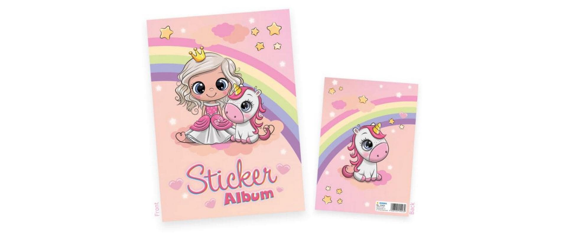 HERMA Stickeralbum Prinzessin Sweetie – A5, 16 Seiten