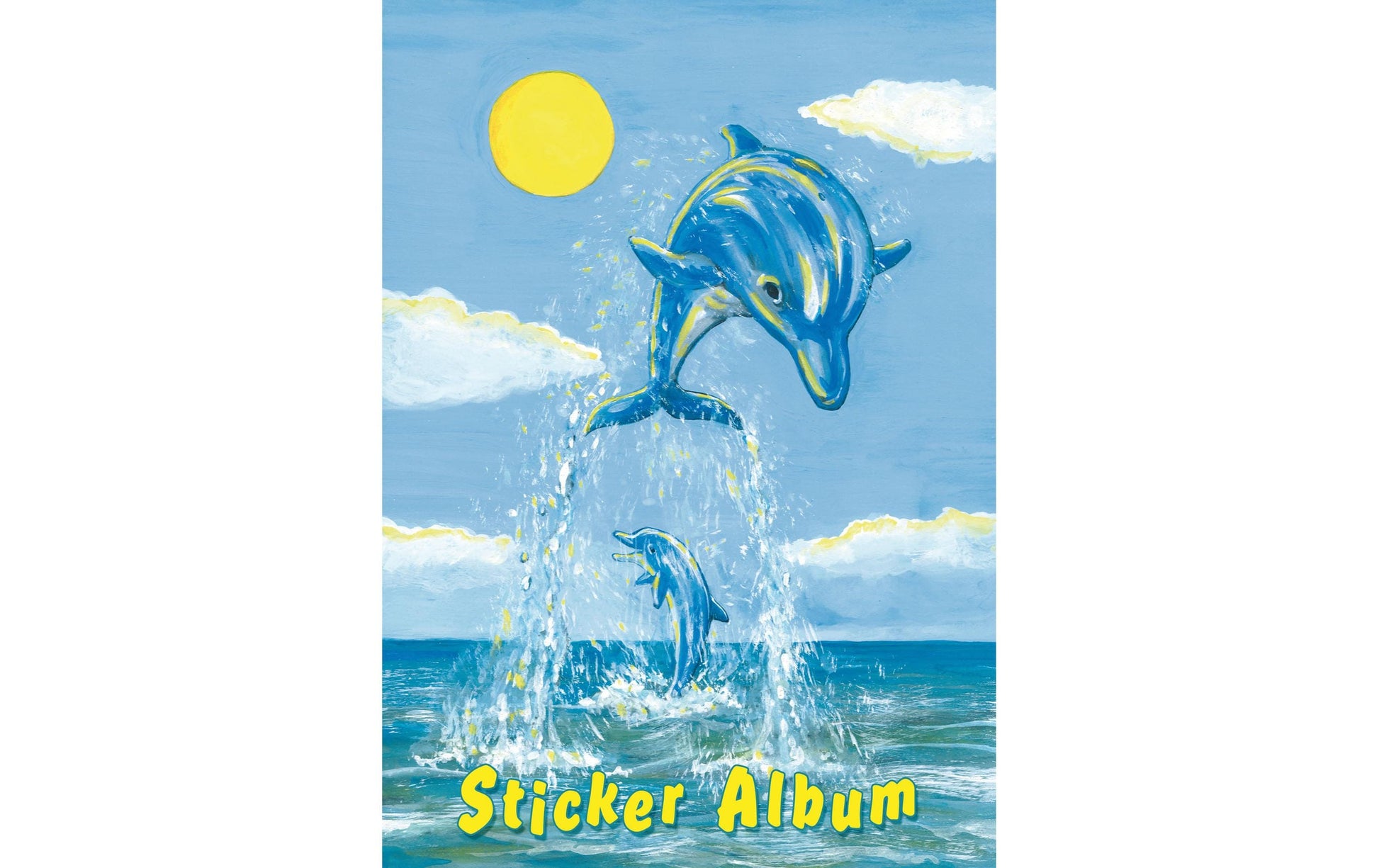 HERMA Stickeralbum Der kleine Delfin – A5, 16 Seiten, Spezialpapier