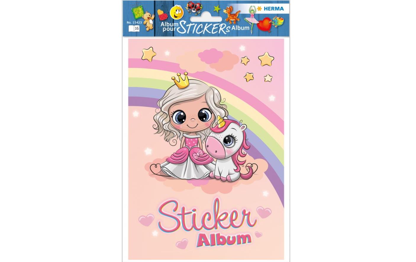 HERMA Stickeralbum Prinzessin Sweetie – A5, 16 Seiten