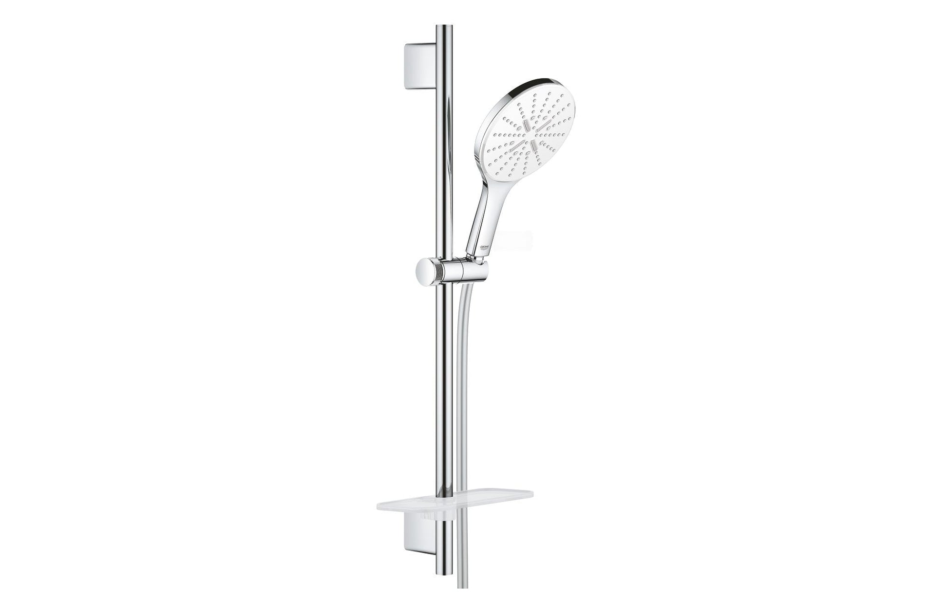GROHE Duschset Rainshower SmartActive 150 – Ø15 cm, Messing/Chrom, 1,75 m Schlauch