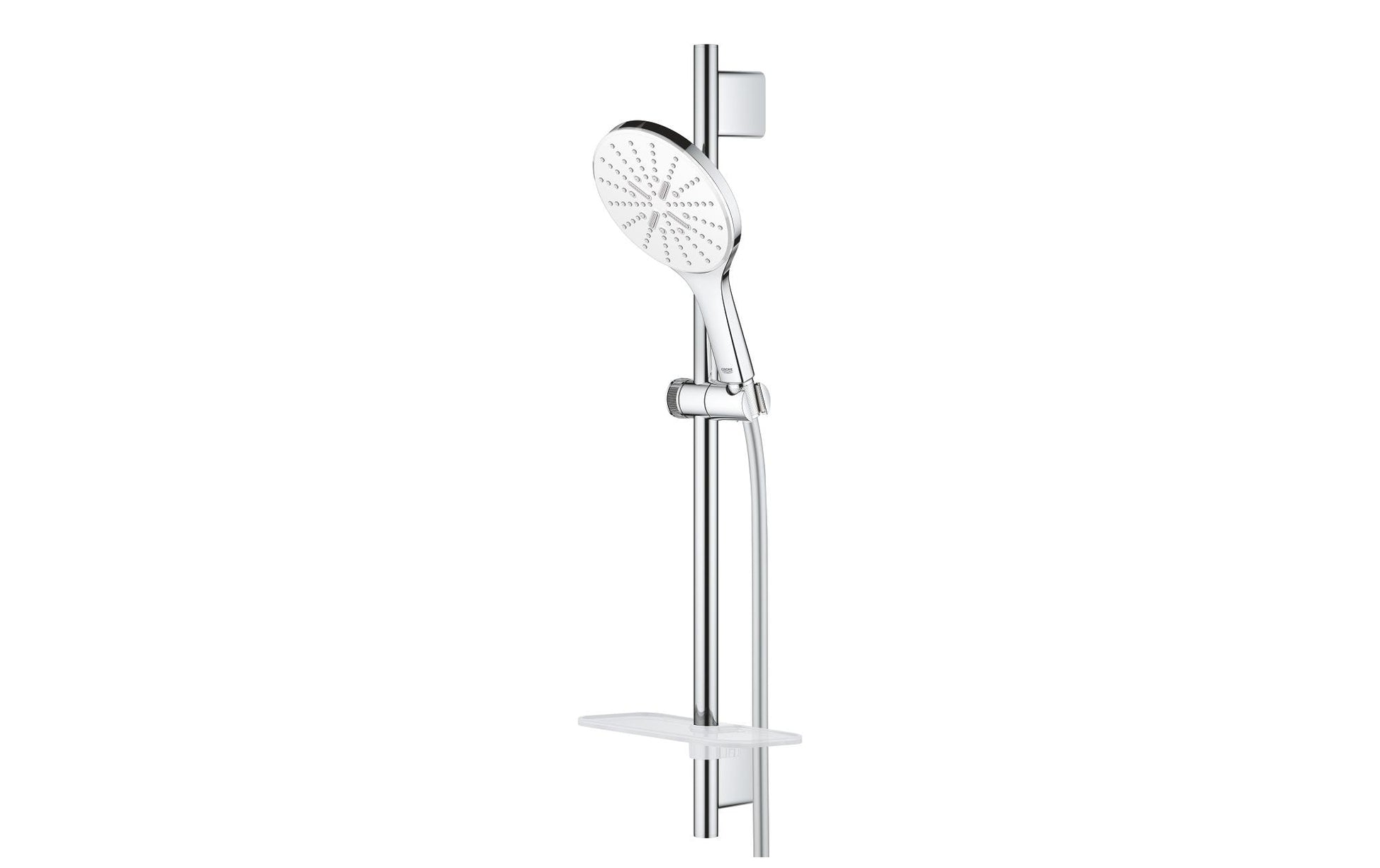 GROHE Duschset Rainshower SmartActive 150 – Ø15 cm, Messing/Chrom, 1,75 m Schlauch