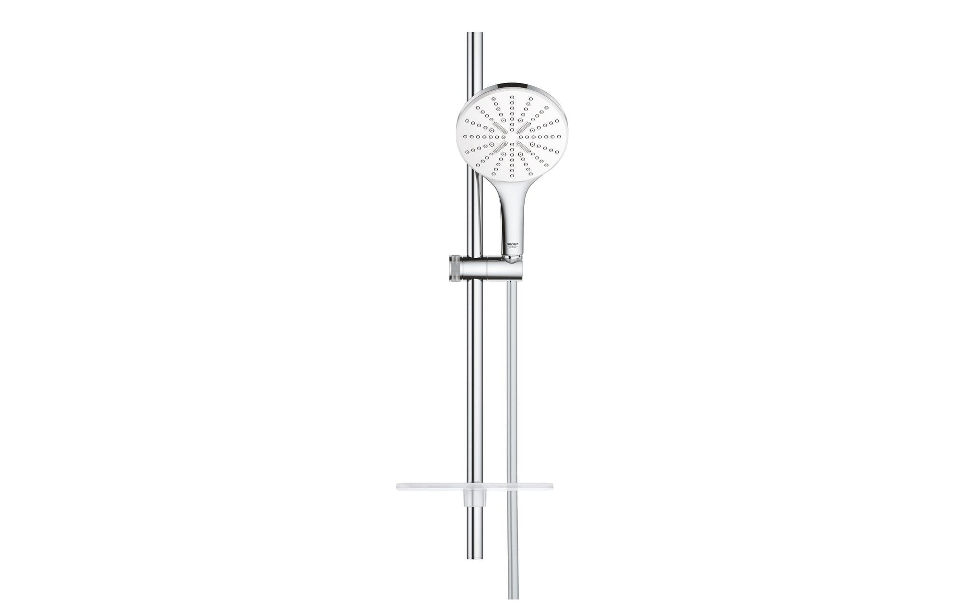 GROHE Duschset Rainshower SmartActive 150 – Ø15 cm, Messing/Chrom, 1,75 m Schlauch