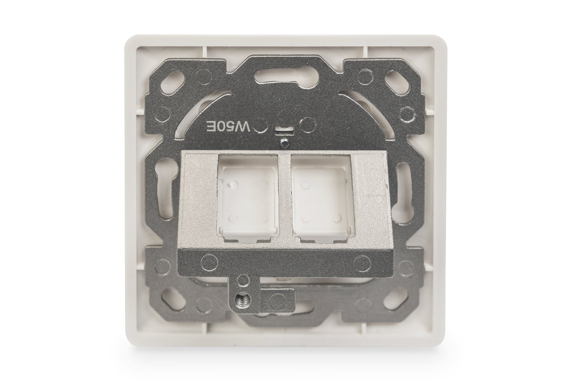 Digitus RJ-45-Blende – 2× RJ-45, Weiss