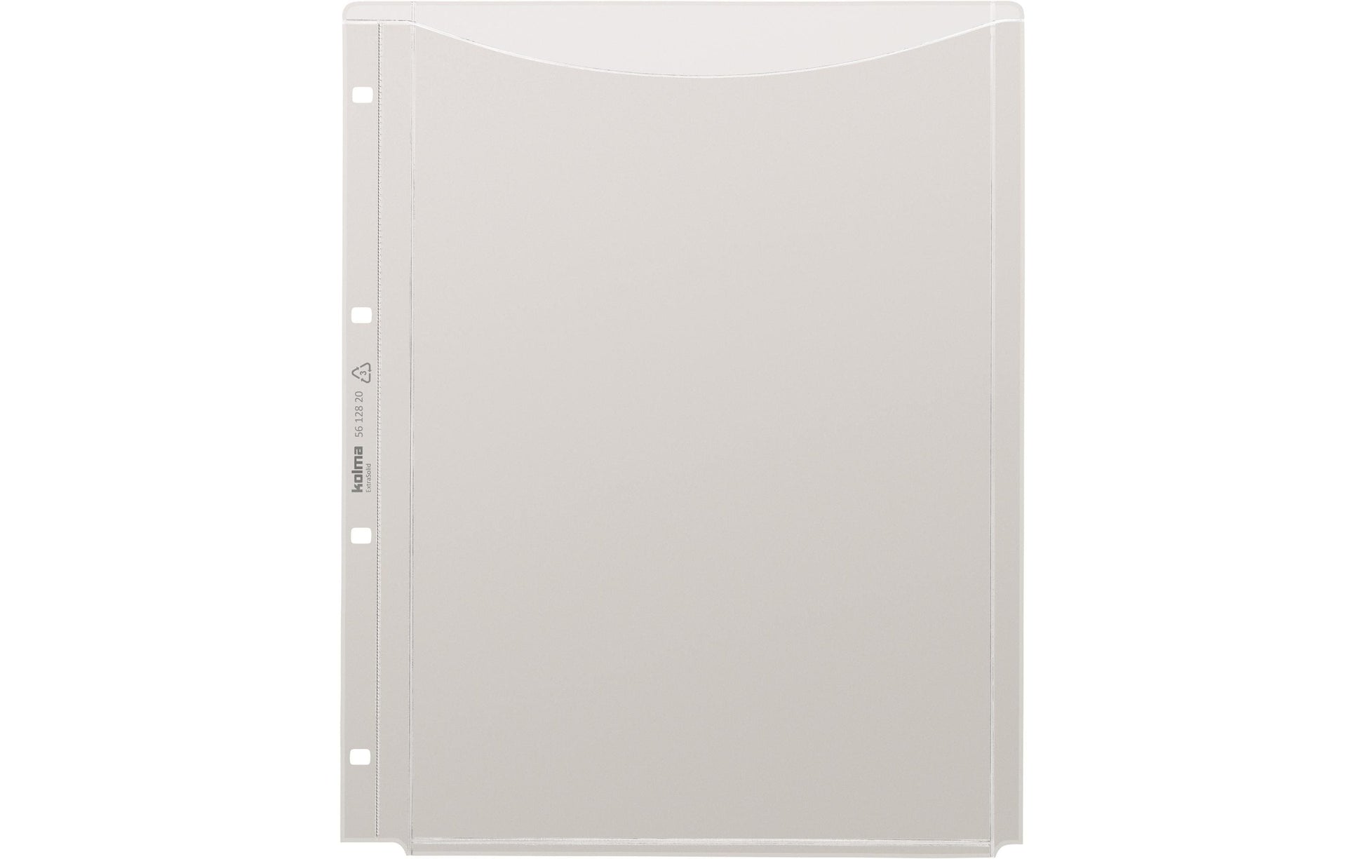 Kolma Sichtmappe A4 – Transparent, Kunststoff, Glänzend, 100 µm, 5er-Pack, 100% Recycelbar