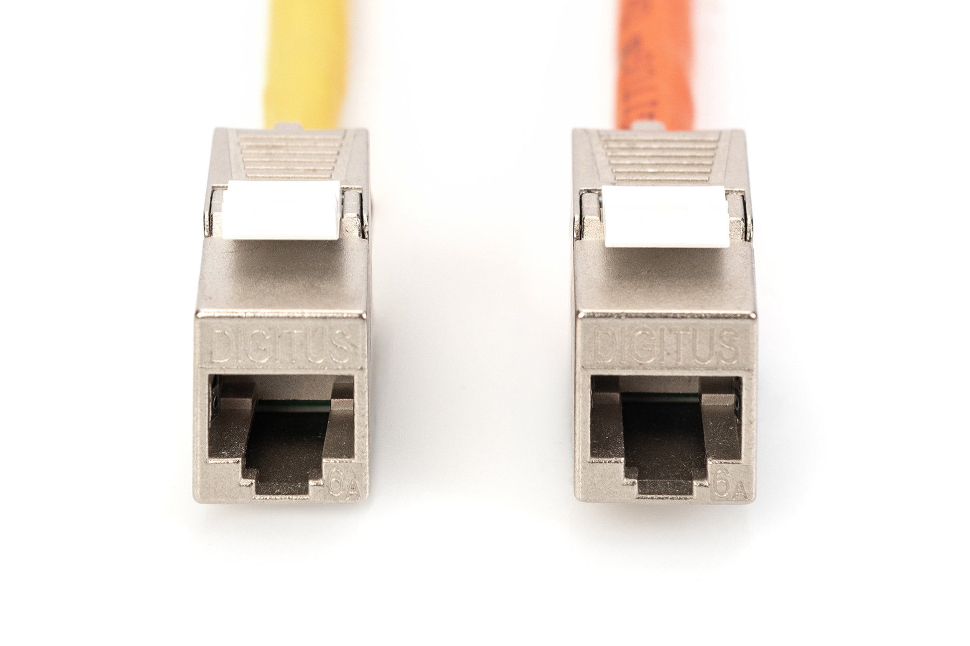 Digitus CAT 6A Keystone-Modul – Geschirmt, Werkzeugfreier Montageanschluss, 14×34×20 mm