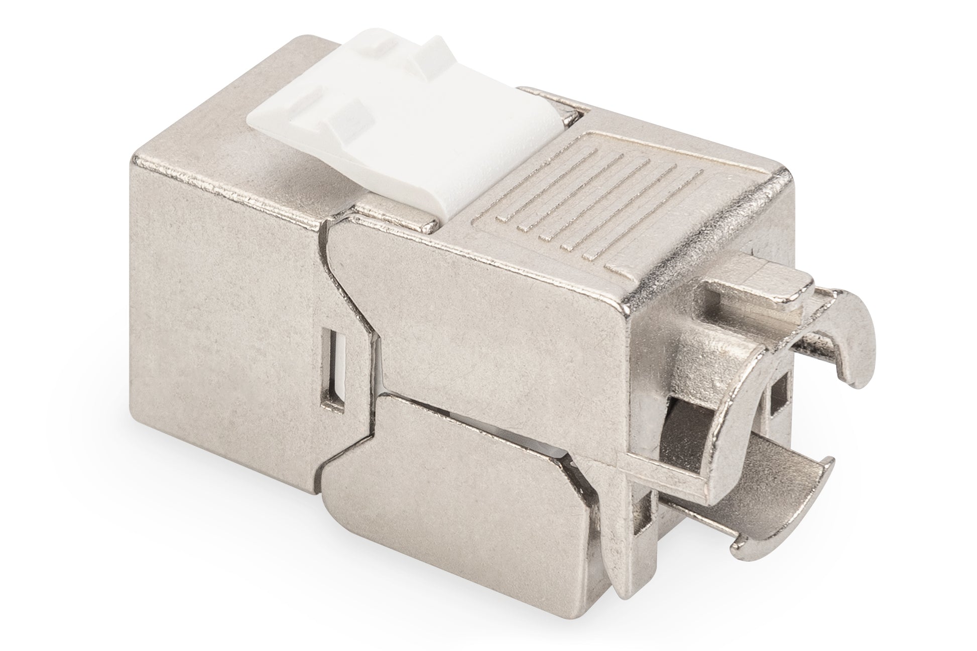Digitus CAT 6A Keystone-Modul – Geschirmt, Werkzeugfreier Montageanschluss, 14×34×20 mm