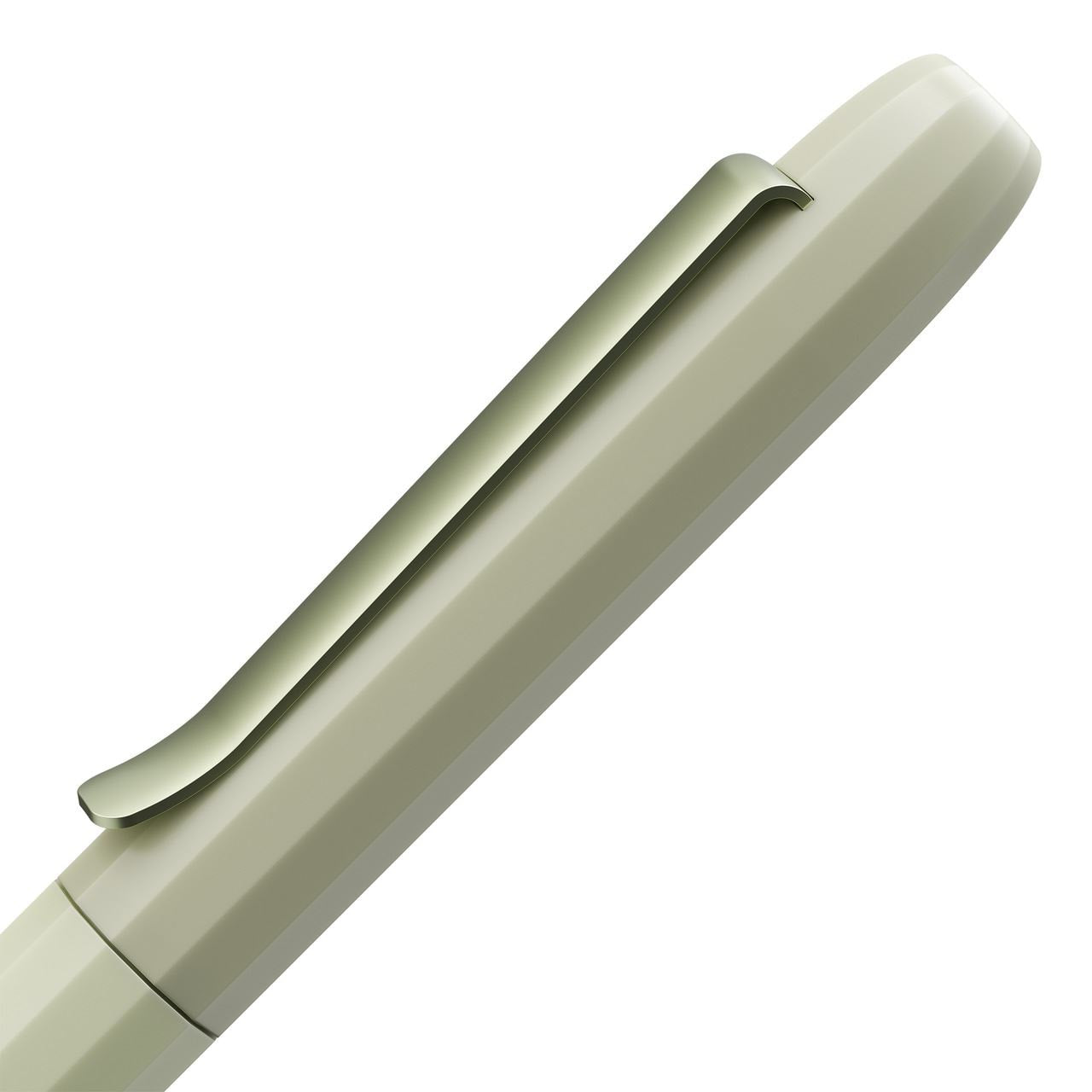 Faber-Castell Avori Kugelschreiber – Blau, Recycelbarer Kunststoff, Grün, 1er Pack
