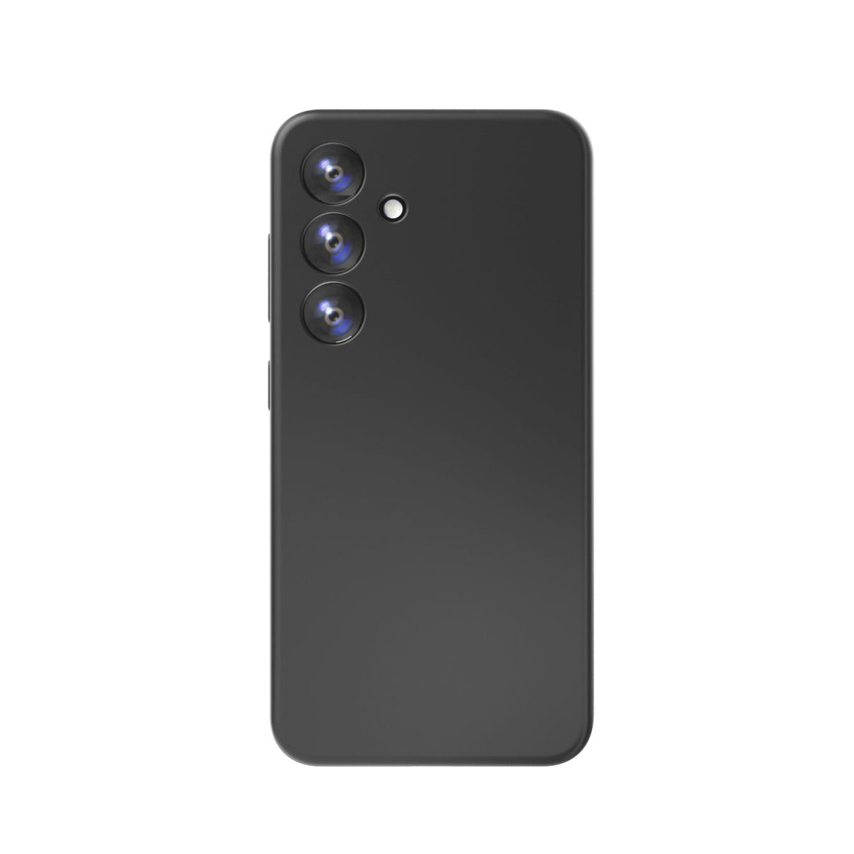 4smarts Cupertino Backcover – für Samsung Galaxy S24+, MagSafe, Silikon+Mikrofaser, Schwarz