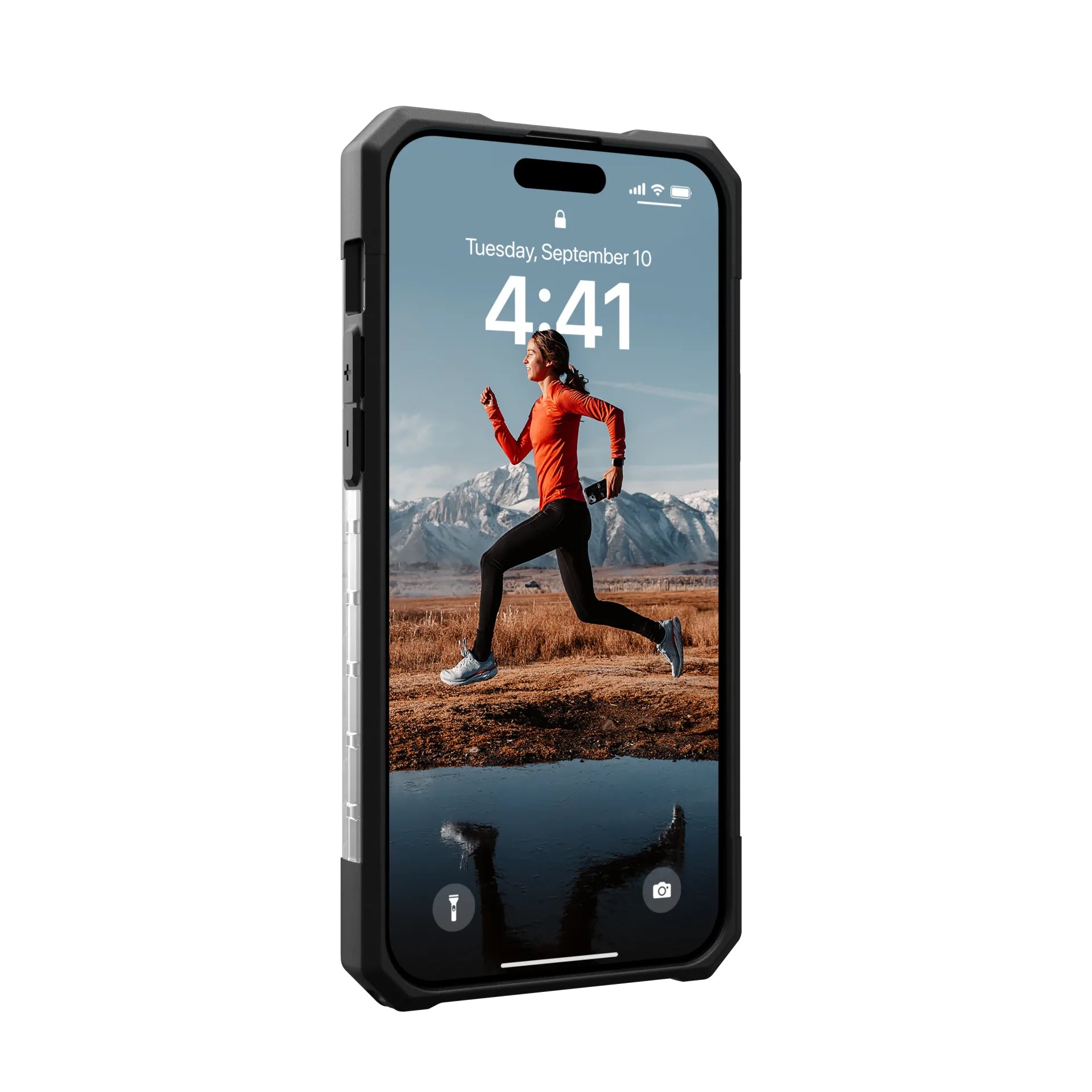 Urban Armor Gear UAG Plasma Ice – Rückcover – für Apple iPhone 15 Plus – MagSafe, TPU, Transparent, bis 4,8 m sturzsicher