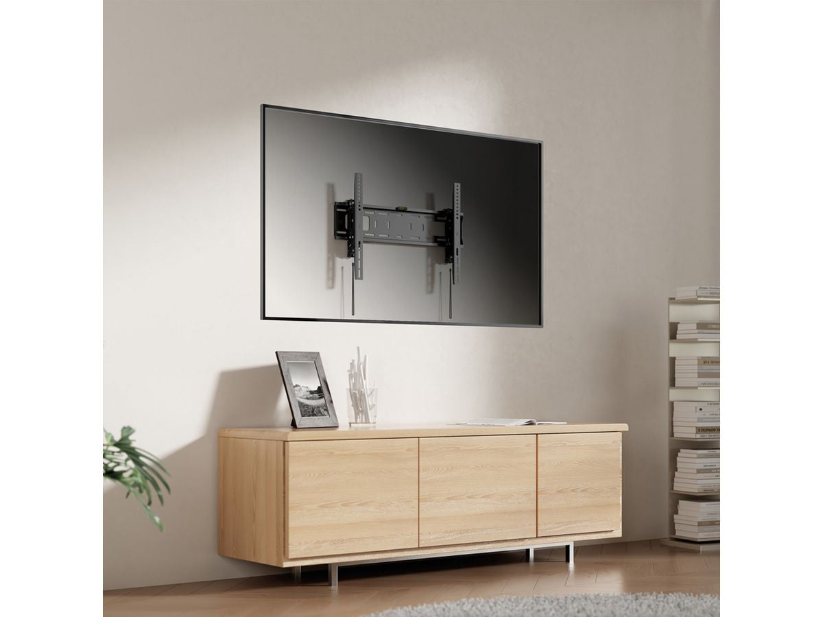 VALUE Wandhalterung – Vollbeweglich – 37–80" – VESA 200×200–600×400 – bis 75 kg, Höhenverstellbar – Schwarz