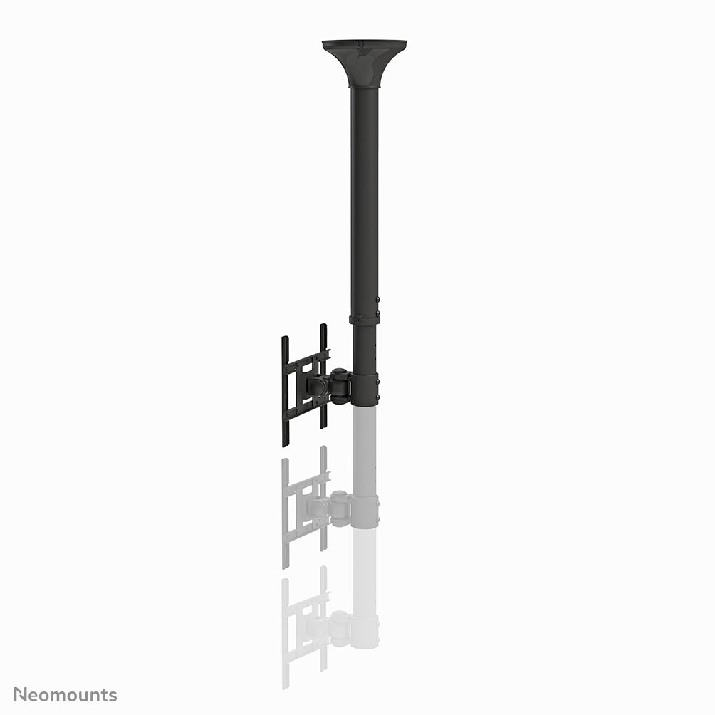 Neomounts Deckenhalterung, schwenkbar, drehbar, für 10–40", VESA 75×75–200×200, bis 20 kg, höhenverstellbar