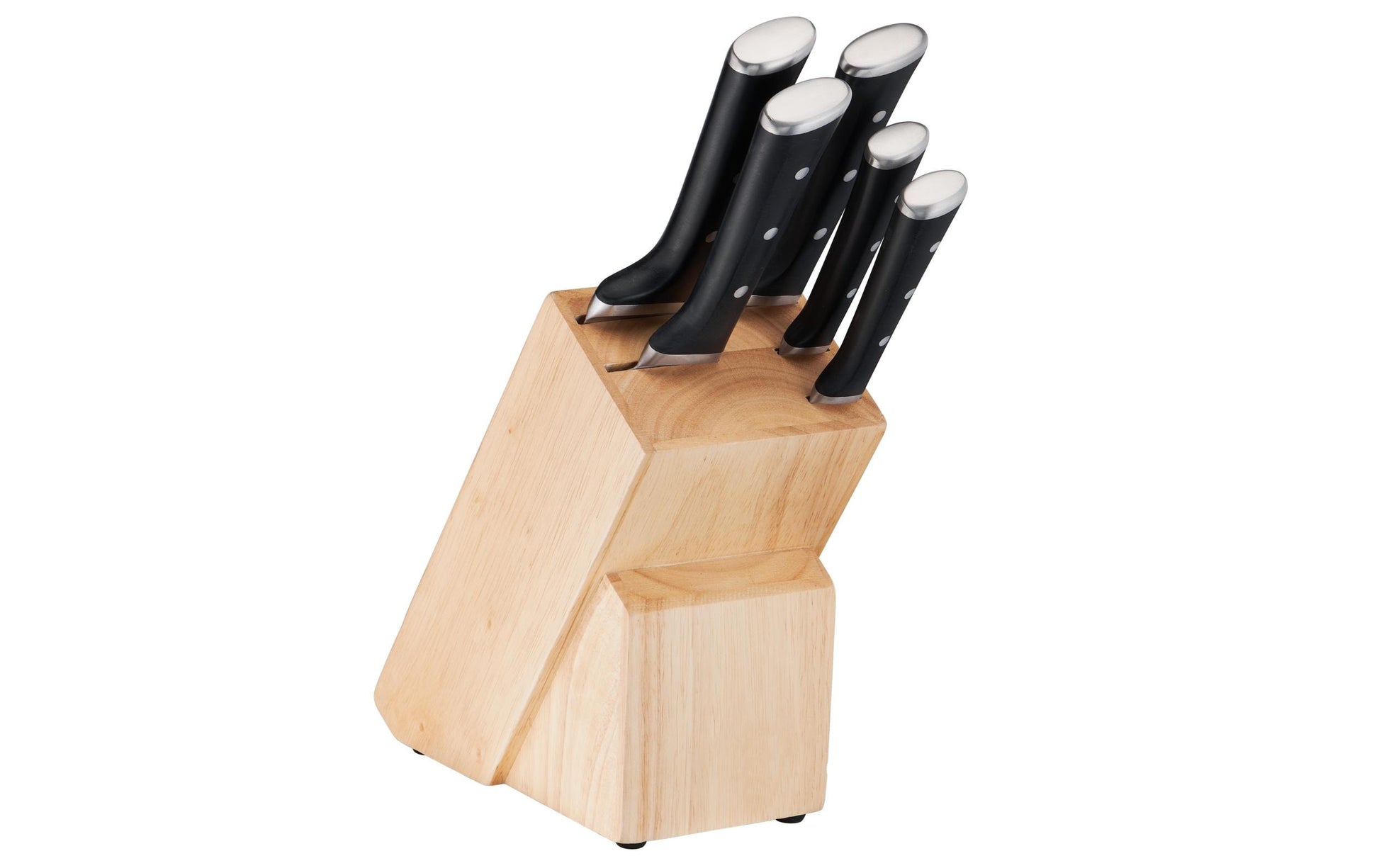 Tefal INGENIO ICE FORCE Messerblock – Edelstahl, schwarz, 5 Stk.