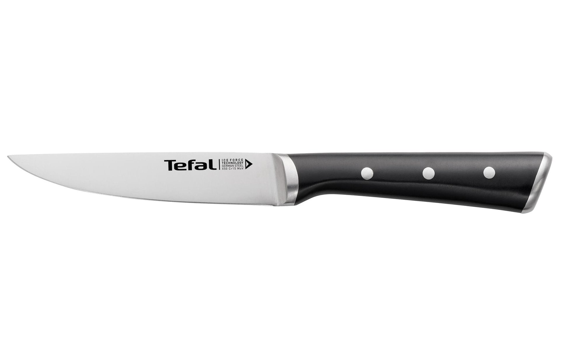 Tefal INGENIO ICE FORCE Messerblock – Edelstahl, schwarz, 5 Stk.